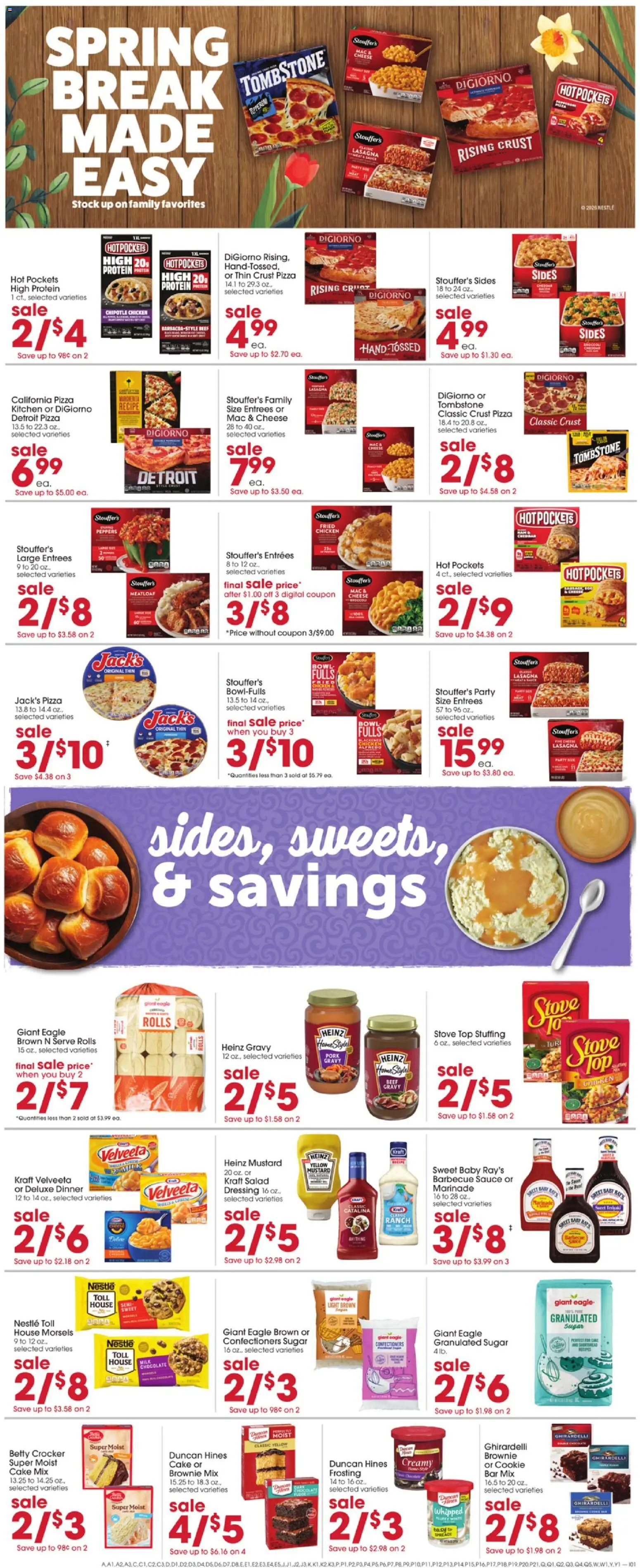 Giant Eagle Weekly Ad - valid from 02.04.2026 | Page: 5 | Products: Milk, Salad, Sauce, Stove
