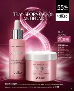 Vista previa de folleto Ésika catálogo - Campaña 7 de la Ésika válido desde 04.04.2026 | Página: 107 | Productos: Crema