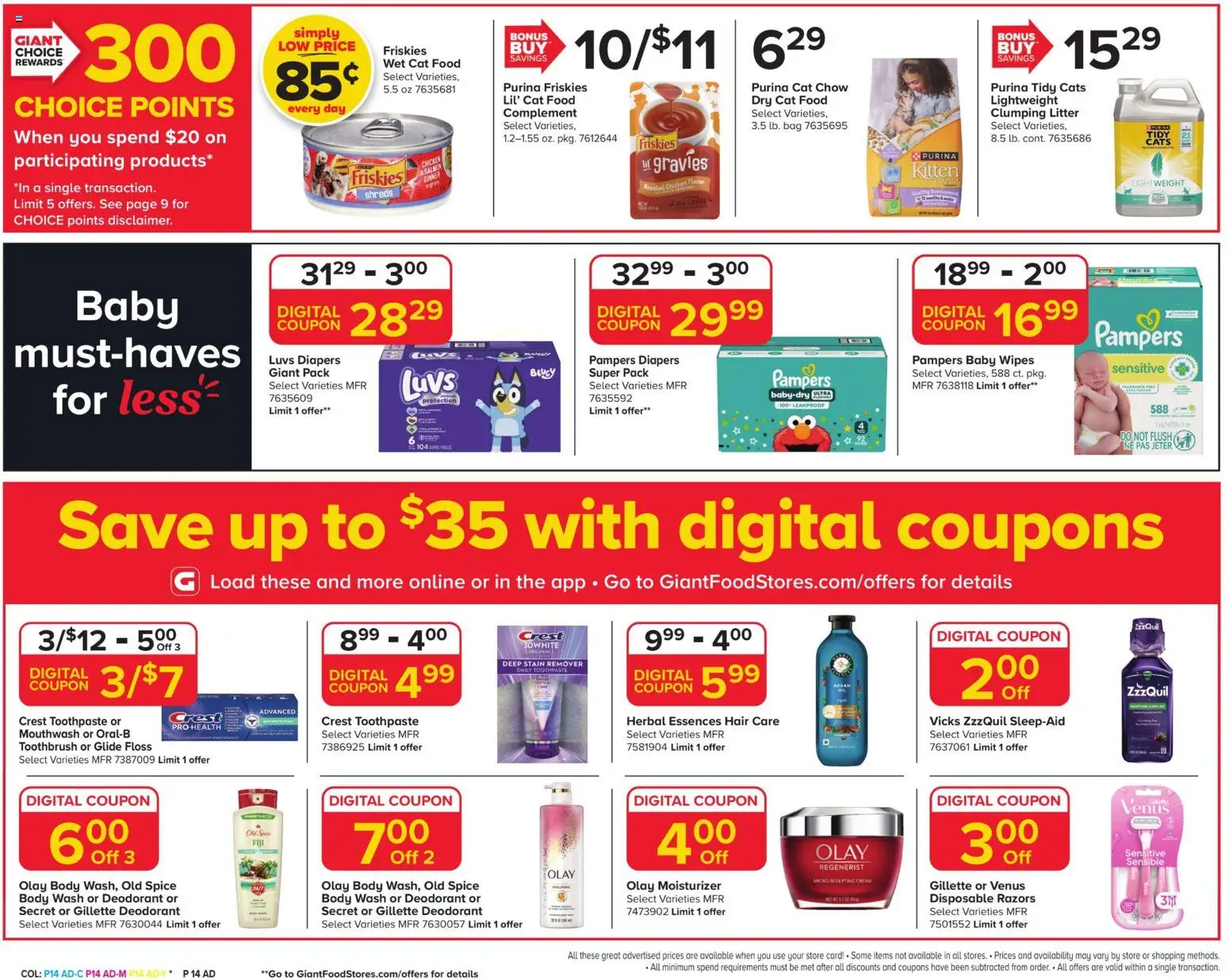 Giant Weekly Ad - valid from 27.02.2026 | Page: 16 | Products: Deodorant, Toothbrush, Mouthwash, Stain remover