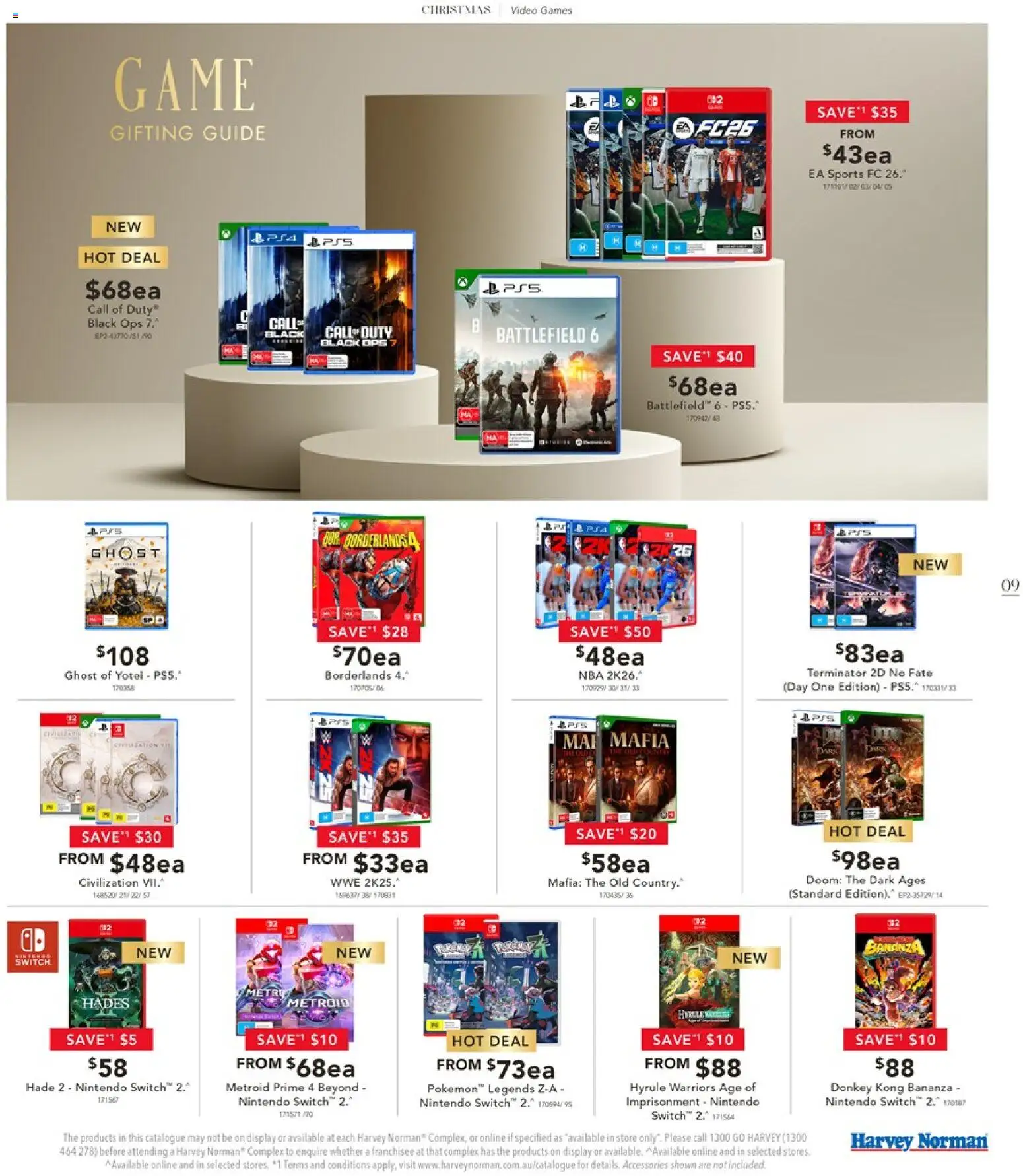 Harvey Norman catalogue - valid from 16.12.2025 | Page: 9 | Products: Accessories, Game