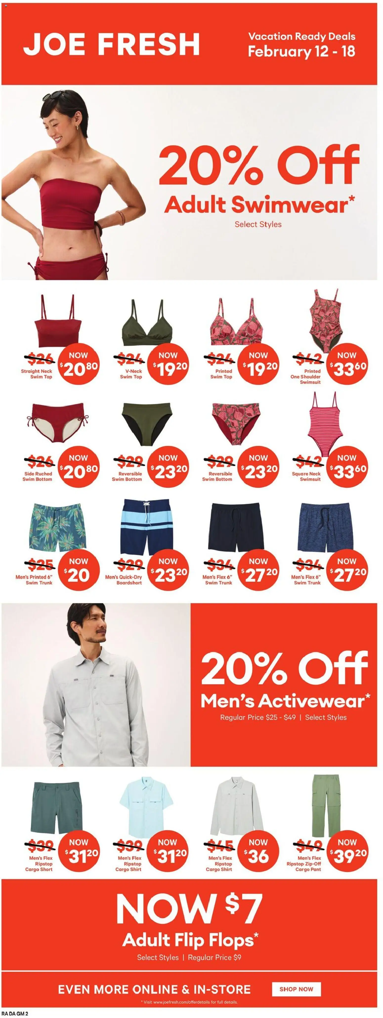 Atlantic Superstore flyer valid from 12.02.2026 | Page: 24 | Products: Swimsuit, Shirt