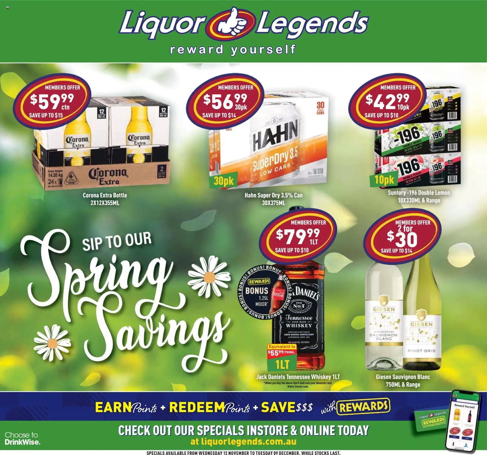 Liquor Legends catalogue - valid from 12.11.2025 | Page: 1 | Products: Whiskey, Lemon, Peach, Weight