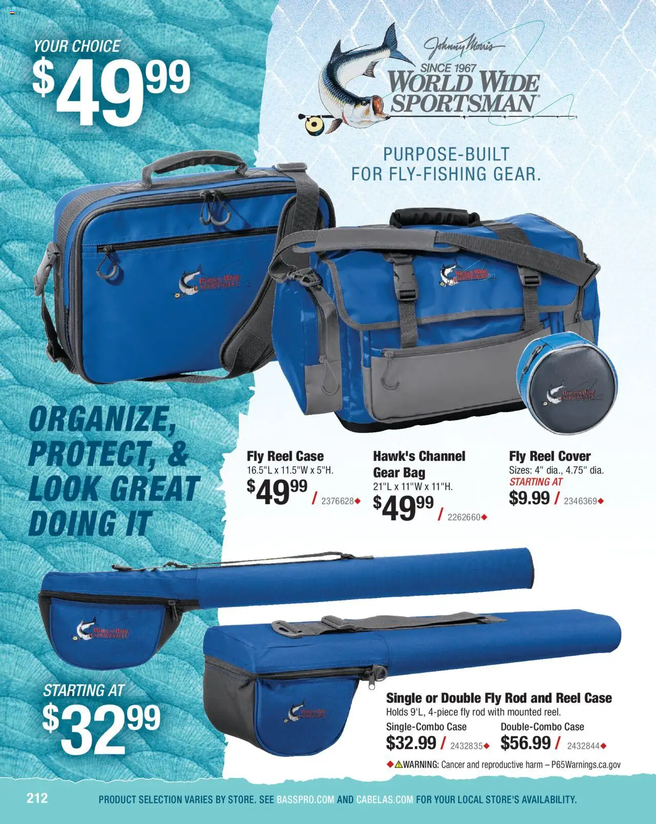 Cabela's Saltwater Specialist 25 - valid from 01.01.2025 | Page: 212 | Products: Fly Rod, Case, Bag, Rod