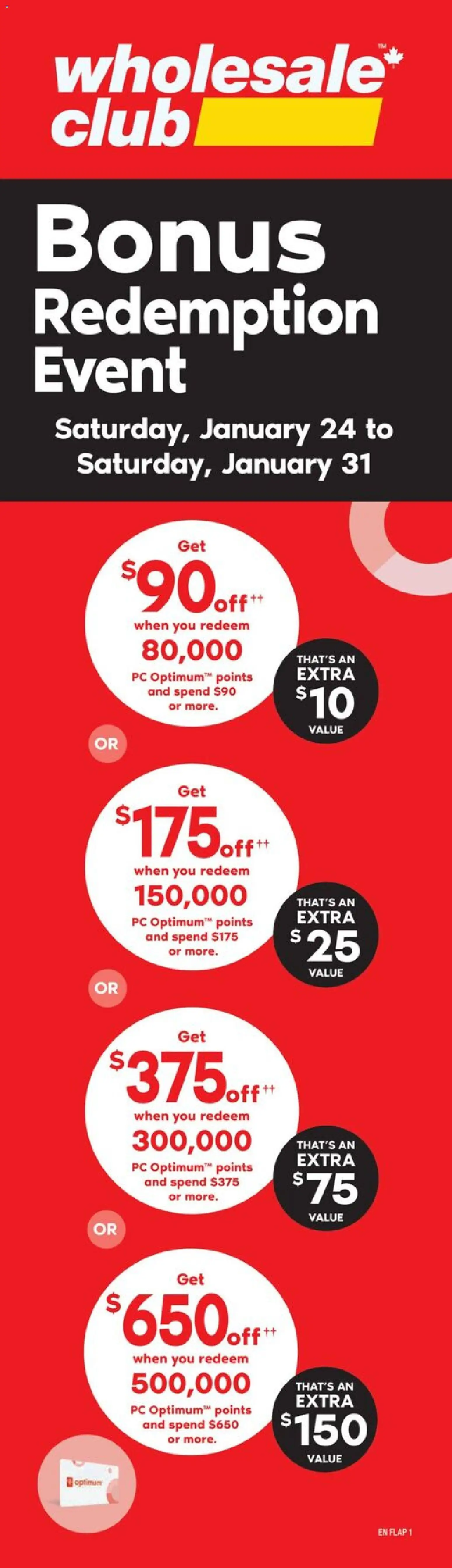 Wholesale Club flyer valid from 01.01.2026 | Page: 1