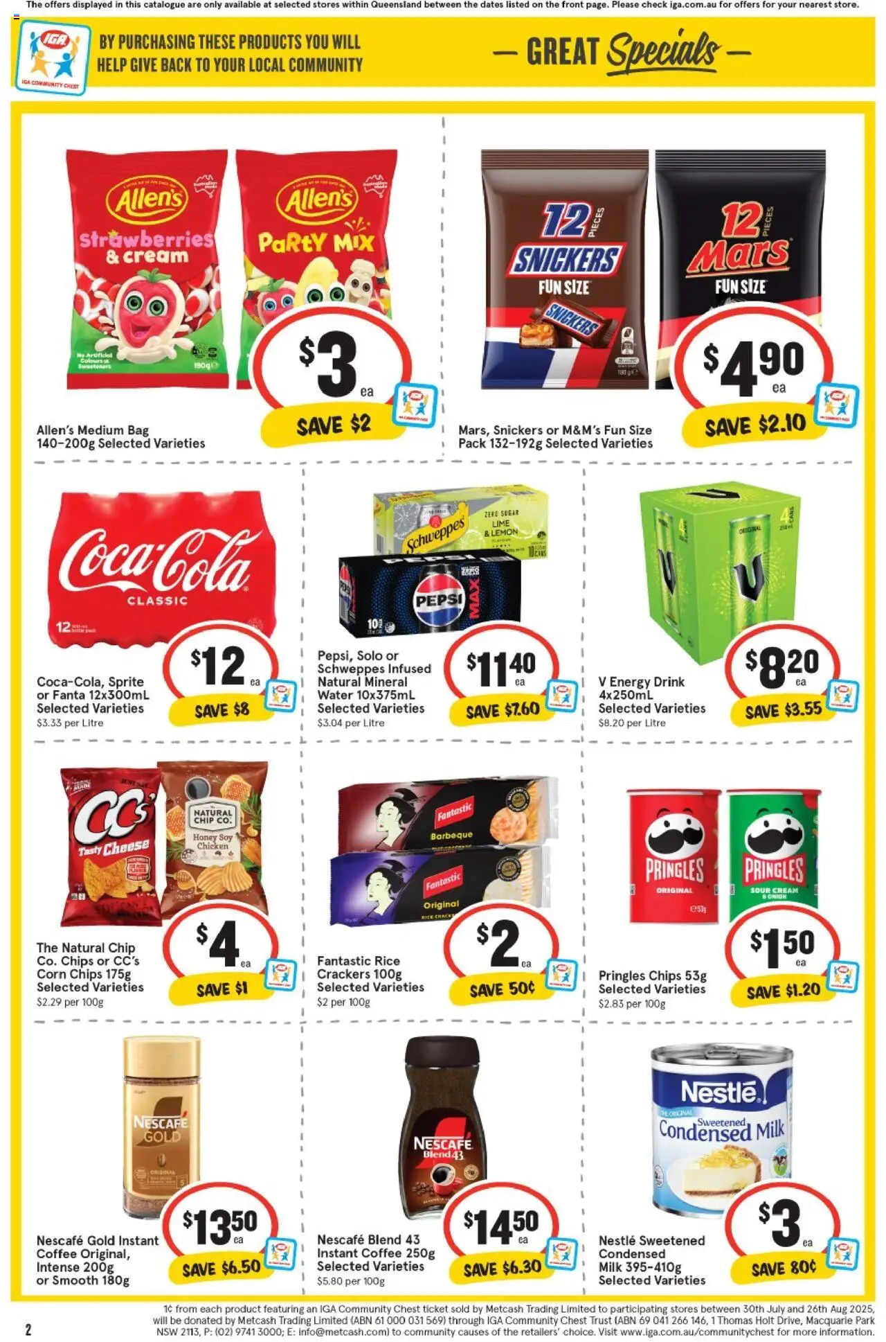 IGA catalogue - valid from 06.08.2025 | Page: 2 | Products: Toilet, Gin, Biscuits, Tuna