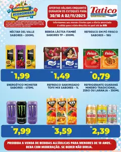 Tatico - Ofertas Fim de Semana - Pré-Visualização do folheto da loja Tatico, válido de 30.10.2025