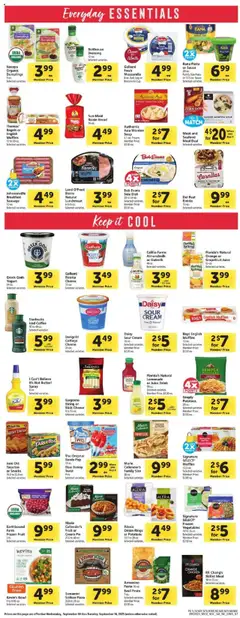 Safeway Weekly Ad - valid from 10.09.2025 | Page: 5 | Products: Pasta, Cream, Vegetables, Seafood
