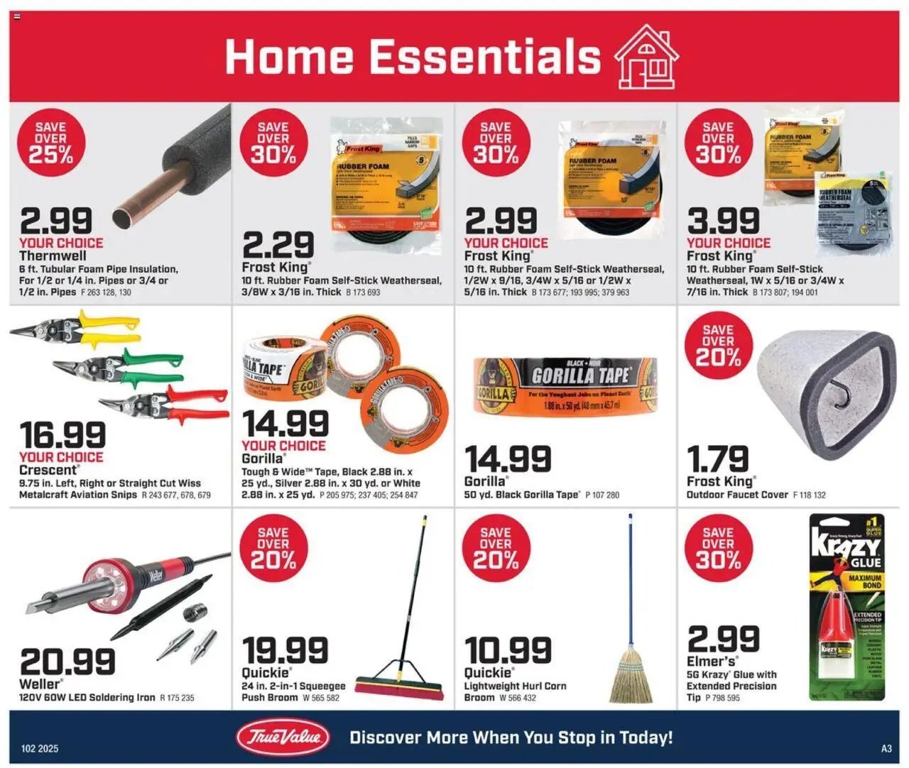 True Value Ad - valid from 10.10.2025 | Page: 3 | Products: Pipe, Corn, Soldering Iron, Iron