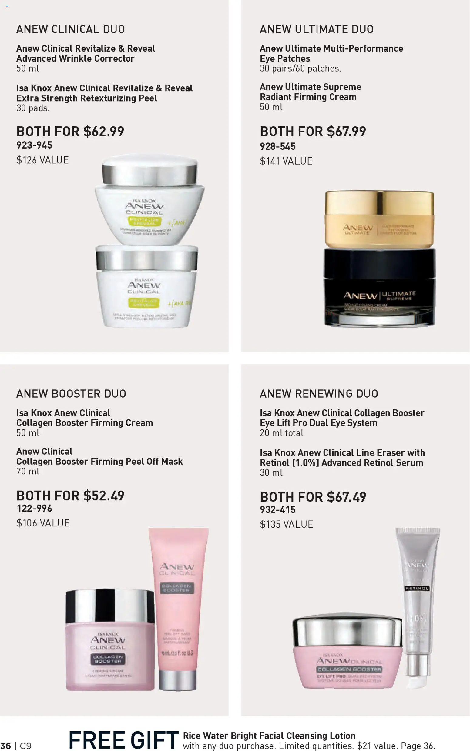 Avon flyer valid from 23.04.2026 | Page: 36 | Products: Rice, Cream, Mask
