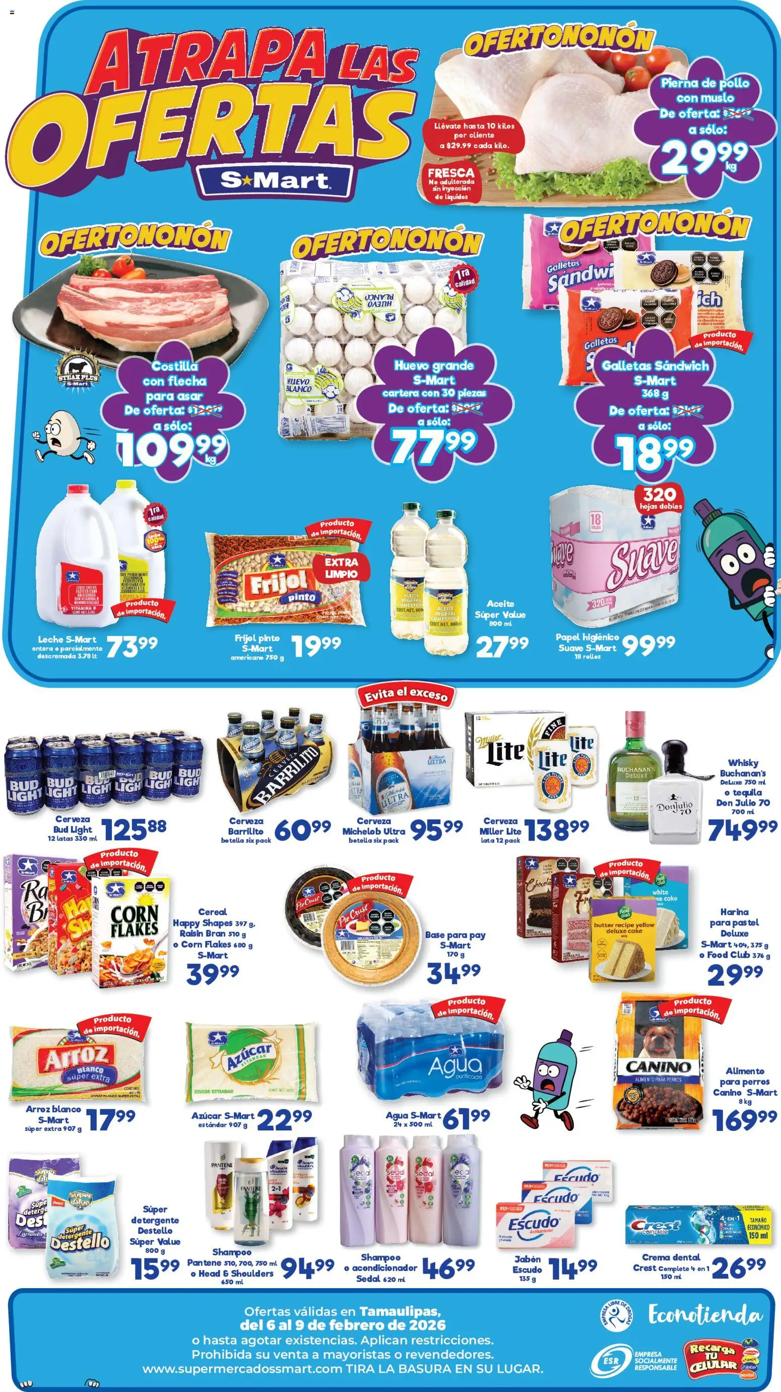 Nuevas ofertas de S-Mart válidas en toda la República Mexicana desde el 06.02.2026. ¡Encuentra las mejores ofertas en S-Mart folleto Matamoros! | Página: 2