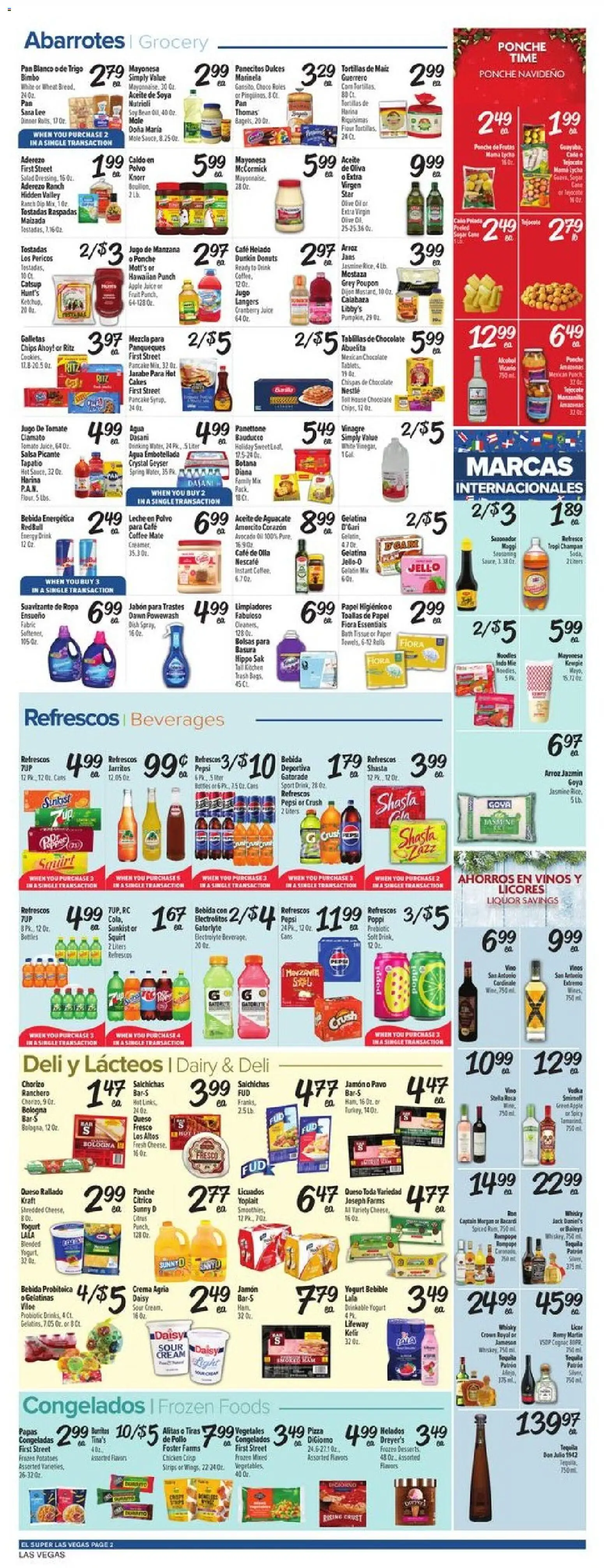 El Super Weekly Ad - NV - valid from 17.12.2025 | Page: 2 | Products: Corn, Juice, Cookies, Avocado