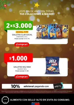 Unimarc Ofertas válido desde el 20.11.2025 | Página: 5 | Productos: Galletitas, Queso, Jamón, Galletas