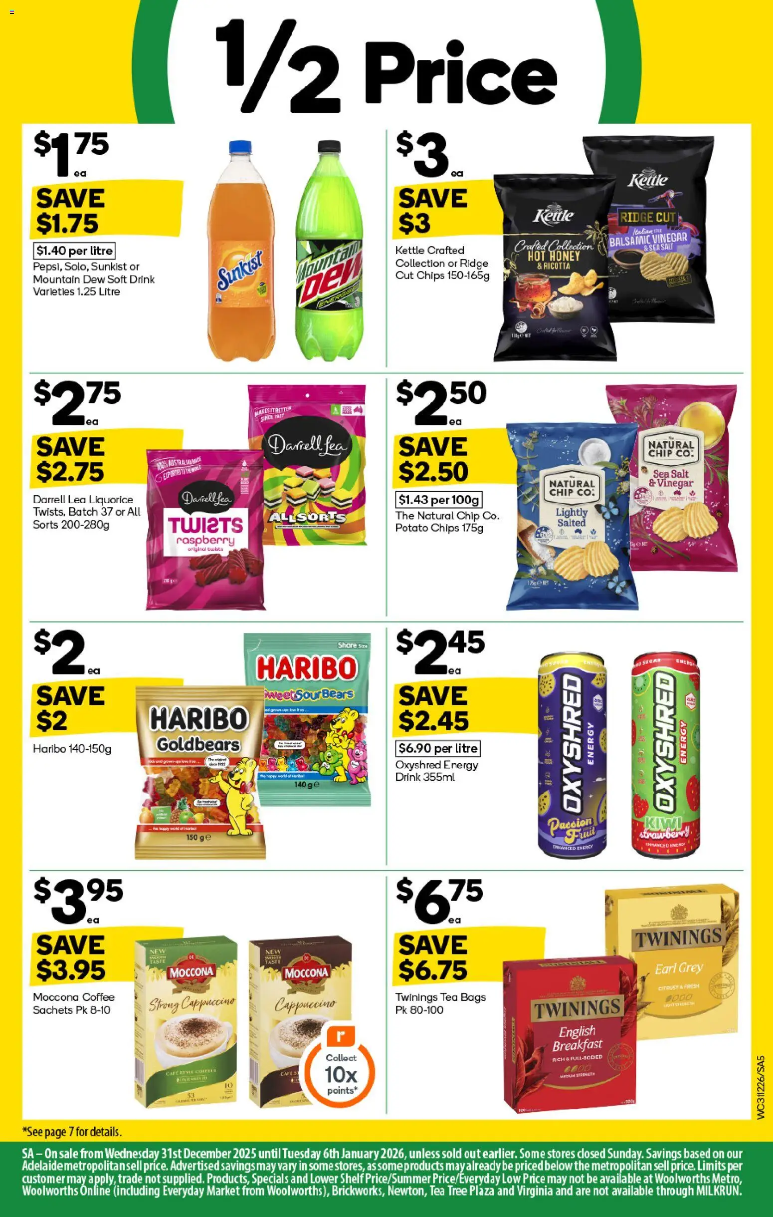 Woolworths catalogue - valid from 31.12.2025 | Page: 5 | Products: Shelf, Salt, Vinegar, Kettle
