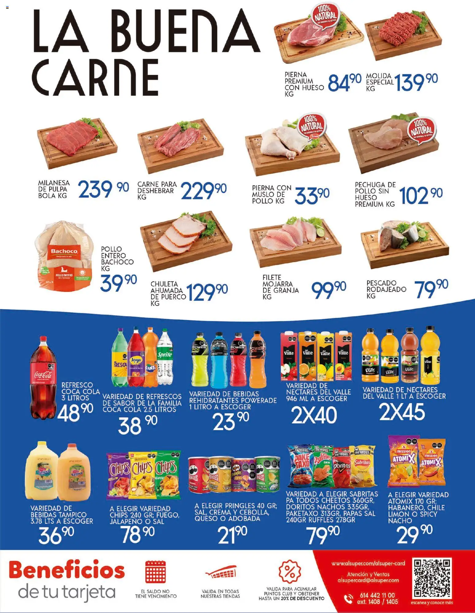 Nuevas ofertas de Alsuper válidas en toda la República Mexicana desde el 11.11.2025. ¡Encuentra las mejores ofertas en Alsuper - Folleto Chihuahua-Estado! | Página: 7 | Productos: Milanesa, Crema, Limón, Queso