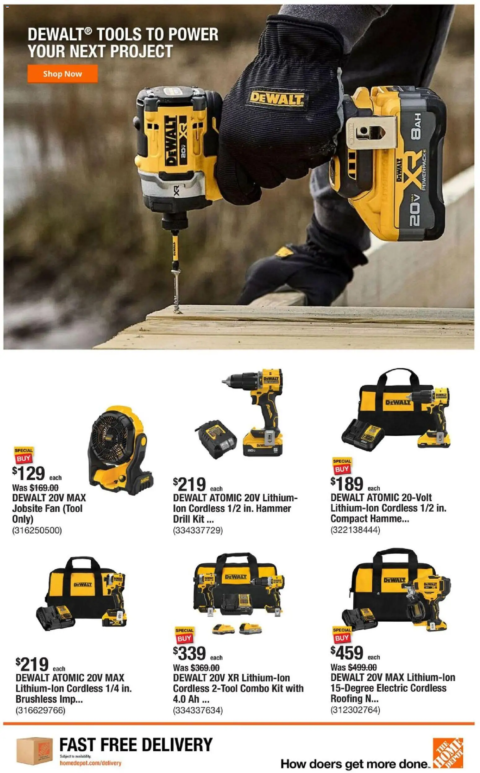 Home Depot Weekly Ad - FL - valid from 30.10.2025 | Page: 10 | Products: Hammer, Fan