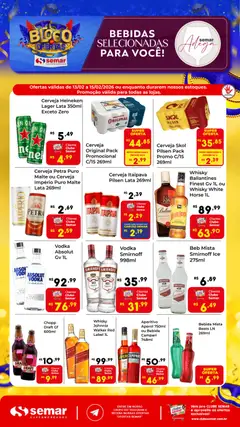 Semar Supermercado - Ofertas Adega - Pré-Visualização do folheto da loja Semar Supermercado, válido de 13.02.2026