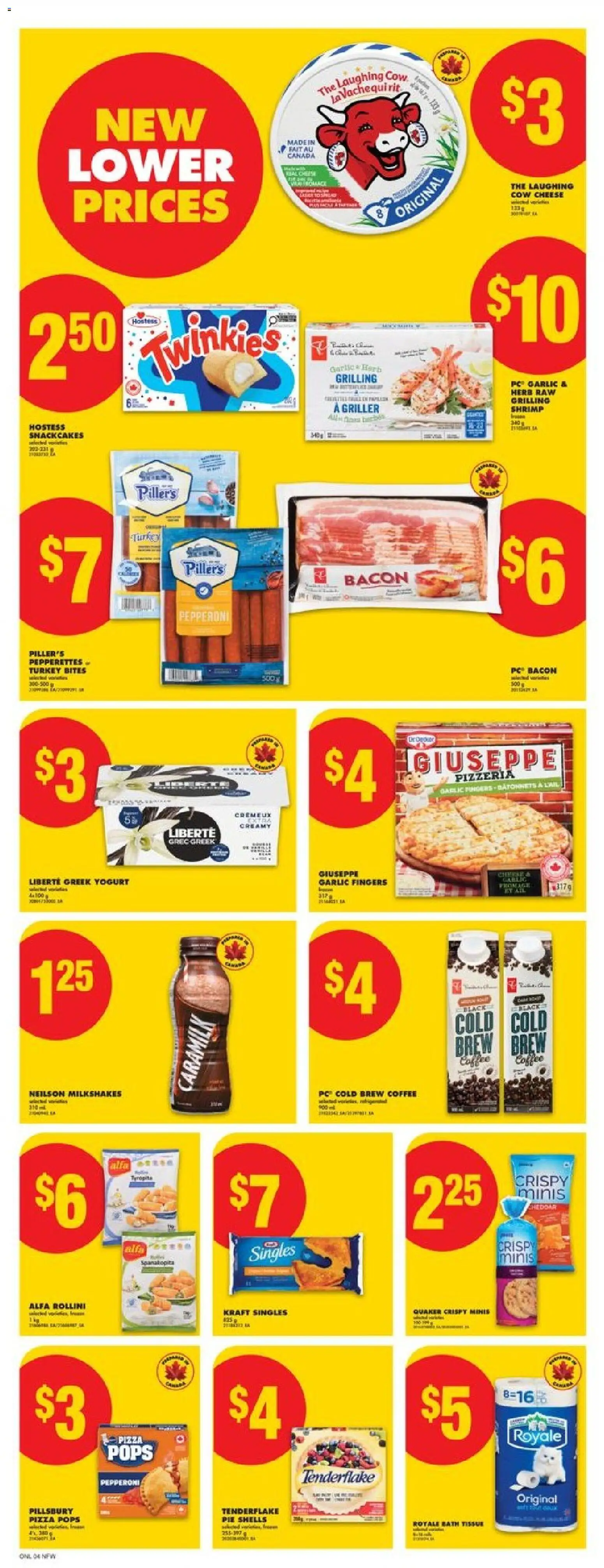 No Frills flyer valid from 11.12.2025 | Page: 11 | Products: Cheese, Yogurt, Coffee, Pizza