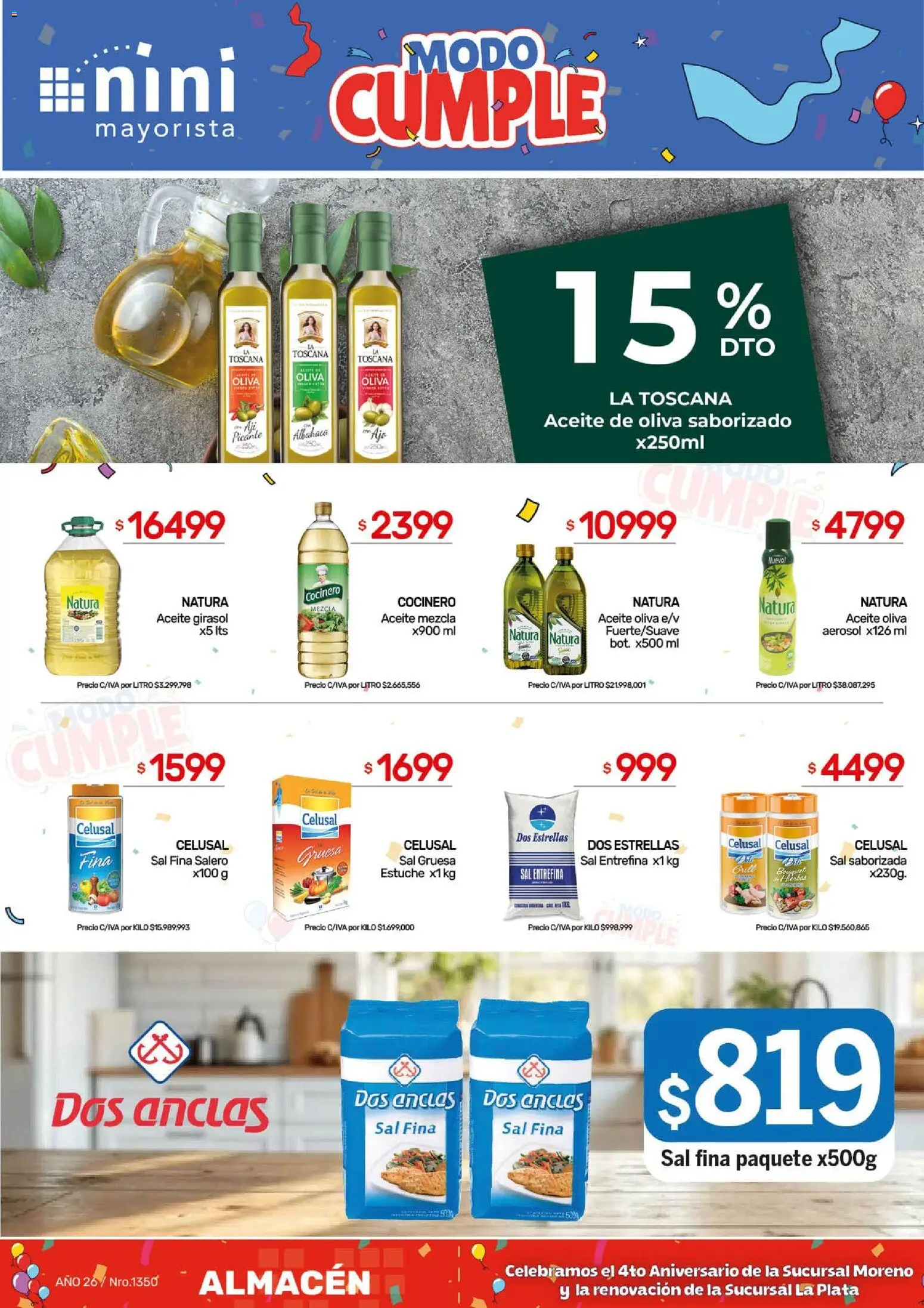 NINI Mayorista - Ofertas │ válido desde el 09.03.2026 | Página: 21 | Productos: Aceite, Sal, Oliva, Estuche