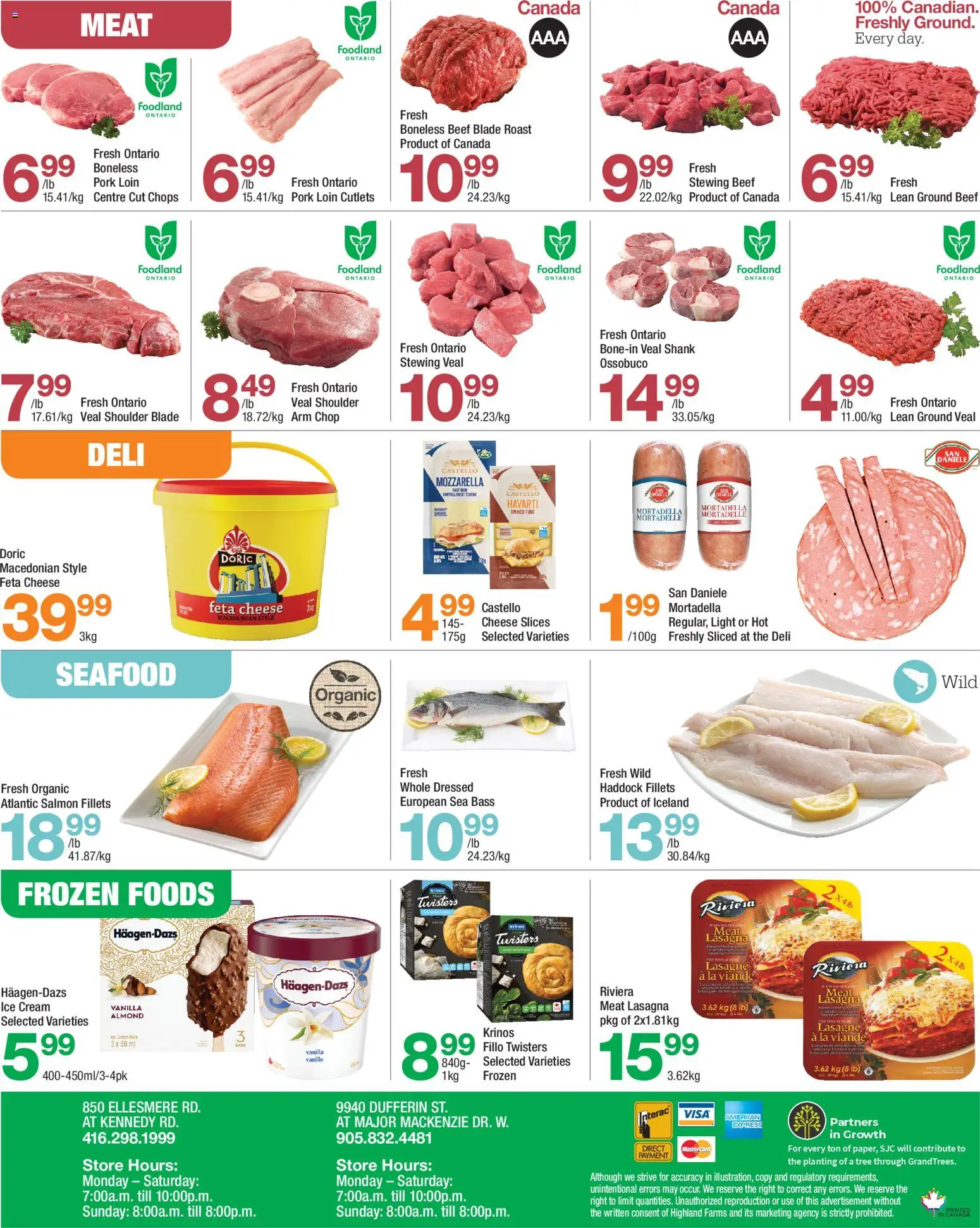 Highland Farms flyer valid from 27.11.2025 | Page: 4 | Products: Cream, Ice cream, Cheese, Pork