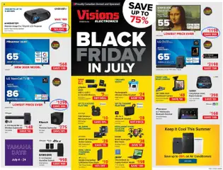Preview of Visions weekly flyer / circulaire from shop Visions valid from 18.07.2025