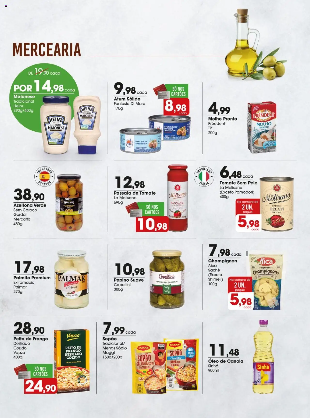 Zaffari Folheto - válido de 29.07.2025 | Página: 3 | Produtos: Fantasia, Tomates, Champignon, Peito de frango