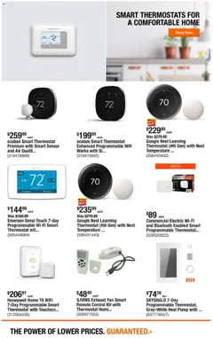 Preview of Home Depot weekly ads valid from 16.10.2025 | Page: 6 | Products: Pump, Sensor, Thermostat, Fan