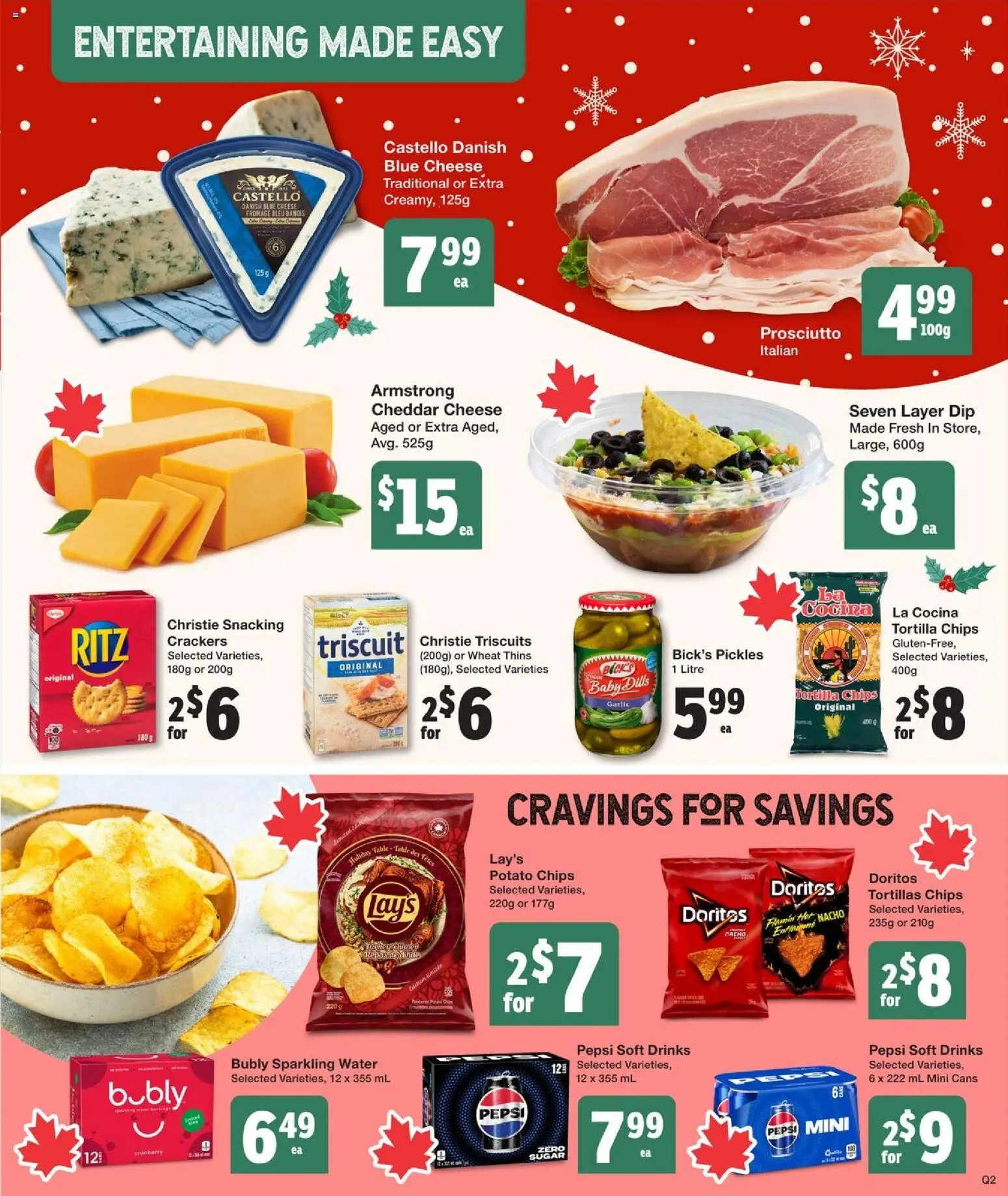 Quality Foods flyer valid from 18.12.2025 | Page: 12 | Products: Chips, Cheese