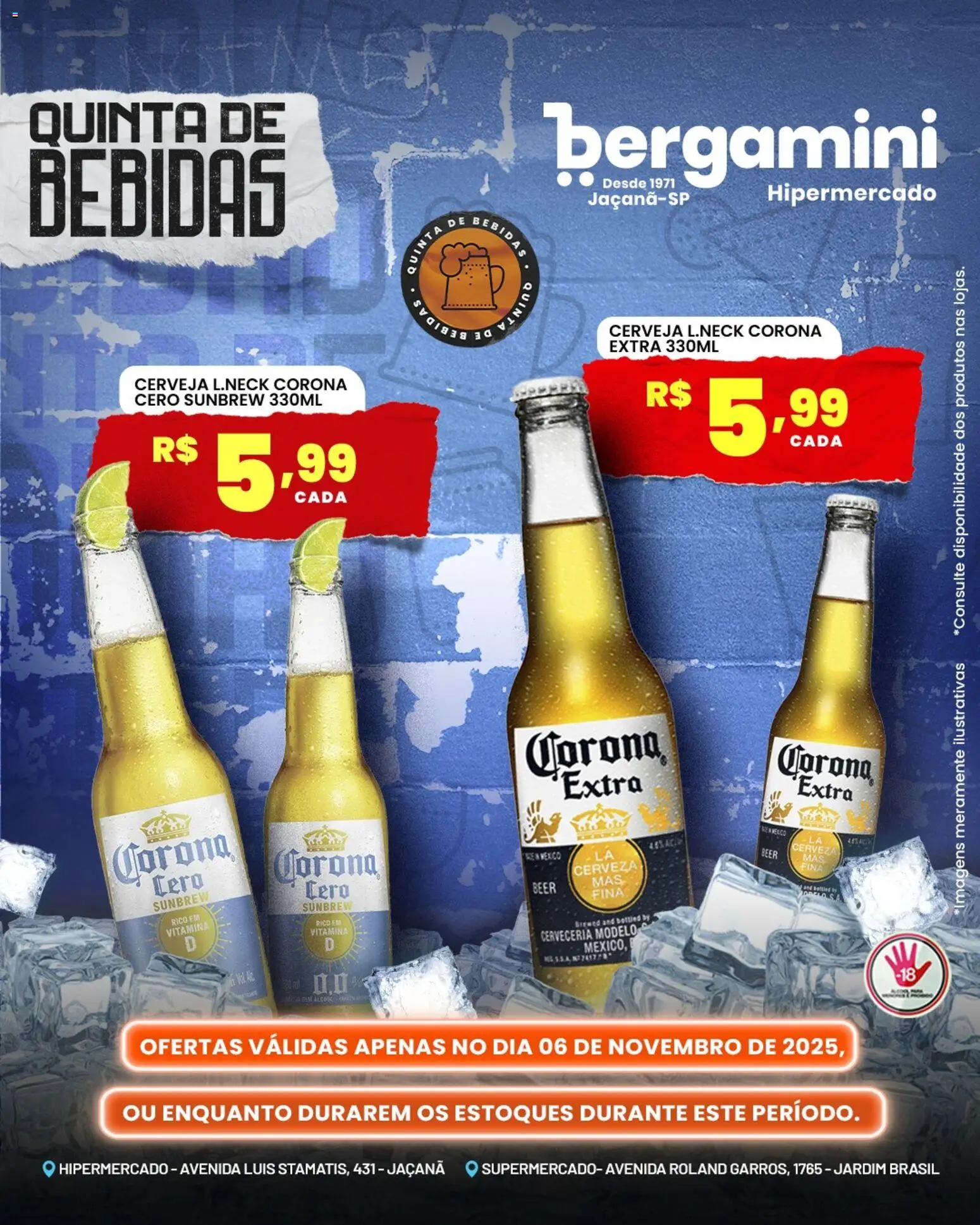 Supermercado Bergamini Folheto - válido de 06.11.2025 | Página: 5 | Produtos: Cerveja
