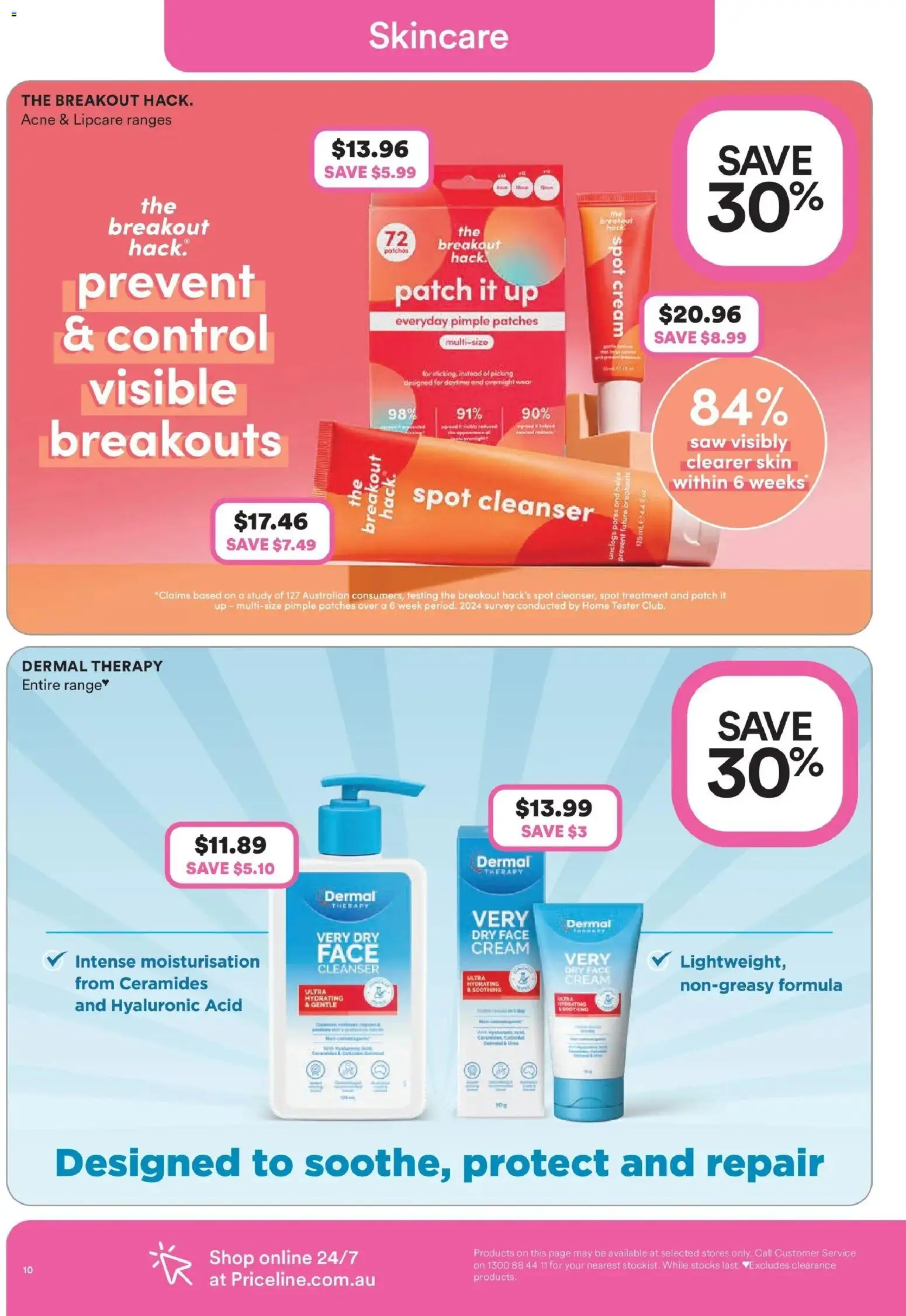 Priceline Pharmacy catalogue - valid from 04.03.2026 | Page: 10 | Products: Saw, Cream, Acne, Treatment