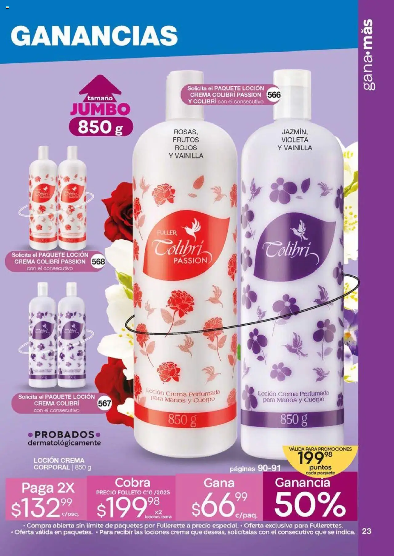 Nuevas ofertas de Fuller válidas en toda la República Mexicana desde el 20.08.2025. ¡Encuentra las mejores ofertas en Fuller - Revista Gana Más C10 2025! | Página: 23 | Productos: Crema, Loción