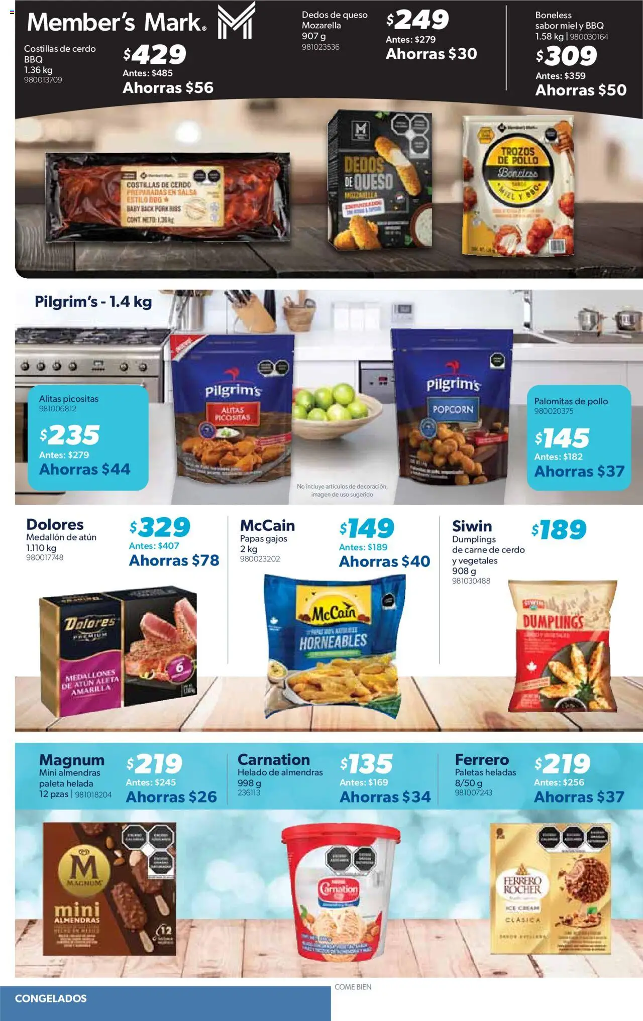 Nuevas ofertas de Sam's Club válidas en toda la República Mexicana desde el 07.08.2025. ¡Encuentra las mejores ofertas en Sam's Club - Catálogo Productos Especiales! | Página: 16 | Productos: Almendras, Atún, Queso, Cerdo