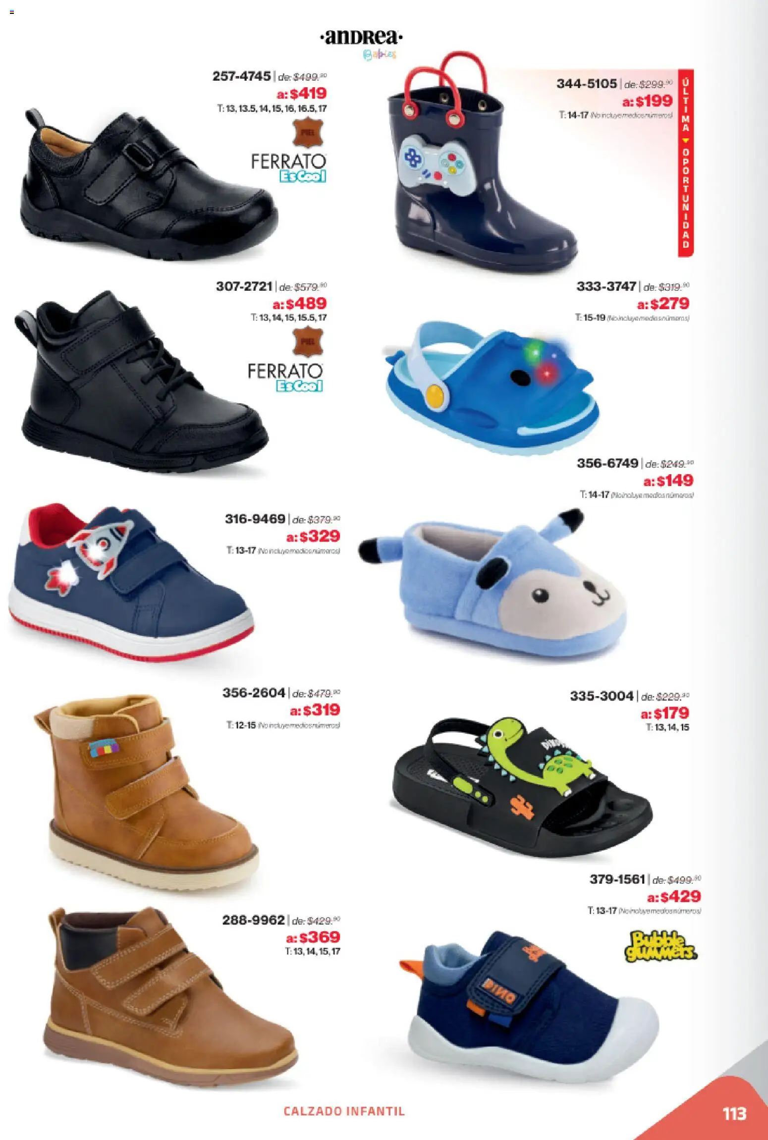 Nuevas ofertas de Andrea válidas en toda la República Mexicana desde el 02.11.2025. ¡Encuentra las mejores ofertas en Andrea catálogo Outlet! | Página: 113