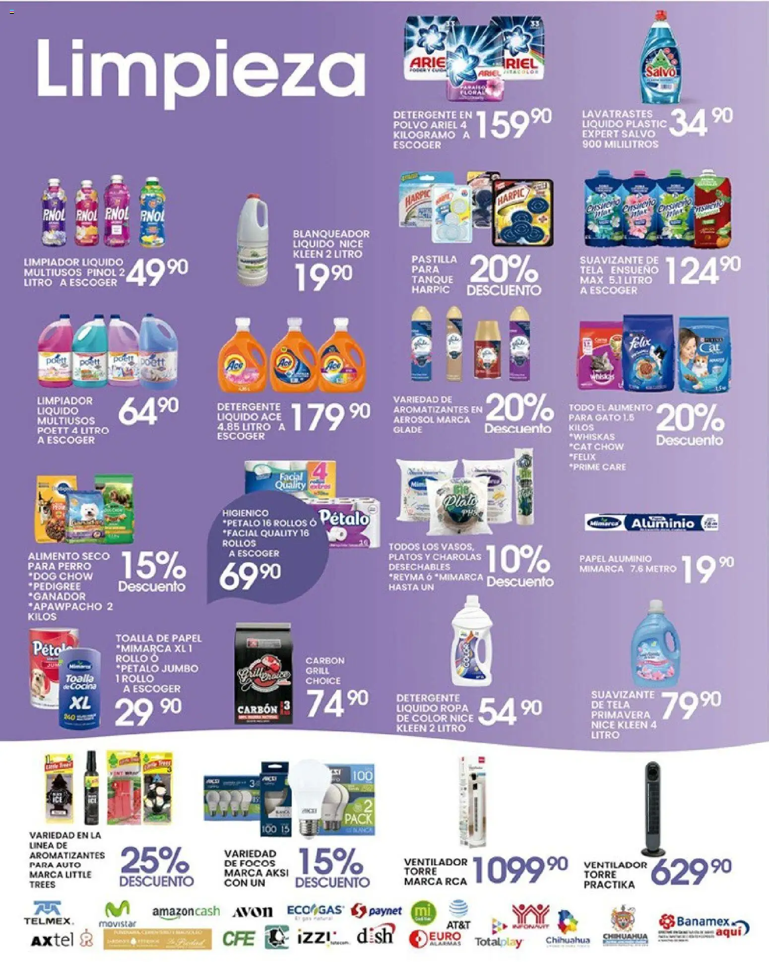 Nuevas ofertas de Alsuper válidas en toda la República Mexicana desde el 17.04.2026. ¡Encuentra las mejores ofertas en Alsuper folleto Chihuahua-Ciudad! | Página: 5 | Productos: Ventilador, Limpiador, Ropa, Polvo