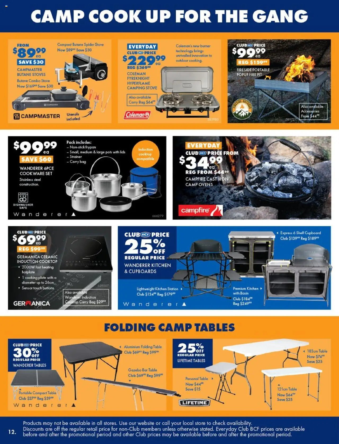 BCF catalogue - valid from 16.09.2025 | Page: 12 | Products: Shelf, Gazebo, Utensils, Safe