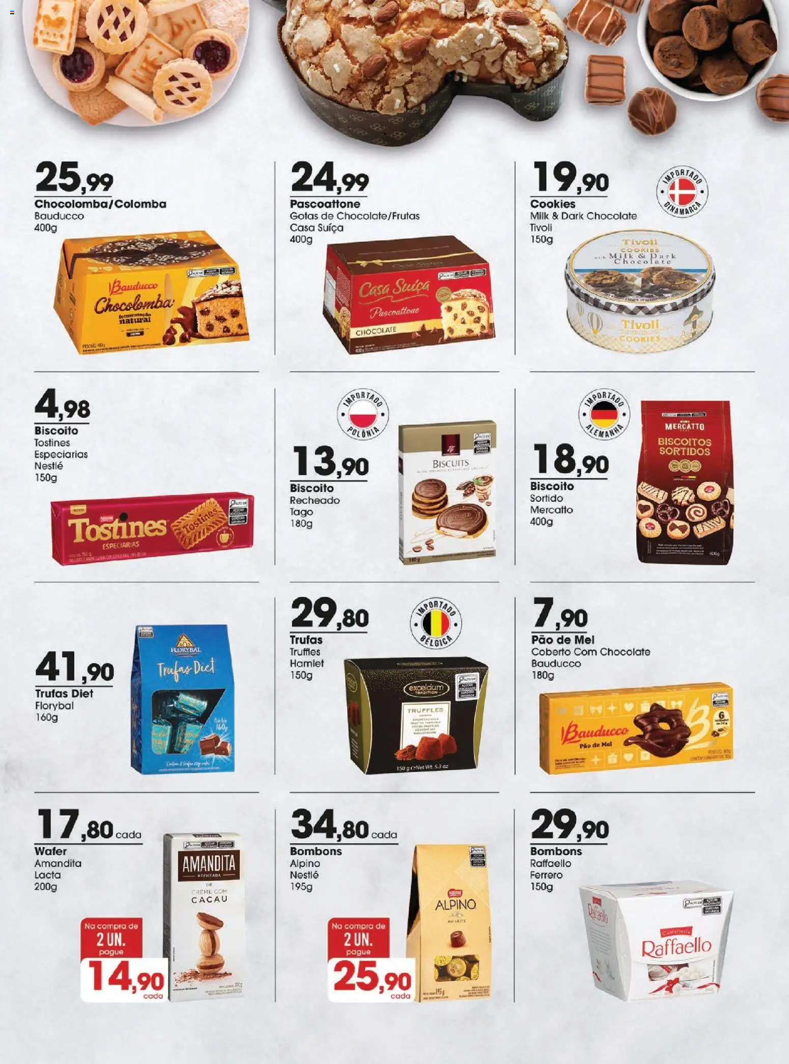 Zaffari Folheto - válido de 24.03.2026 | Página: 7 | Produtos: Biscoito, Pão, Cookies, Biscoito recheado