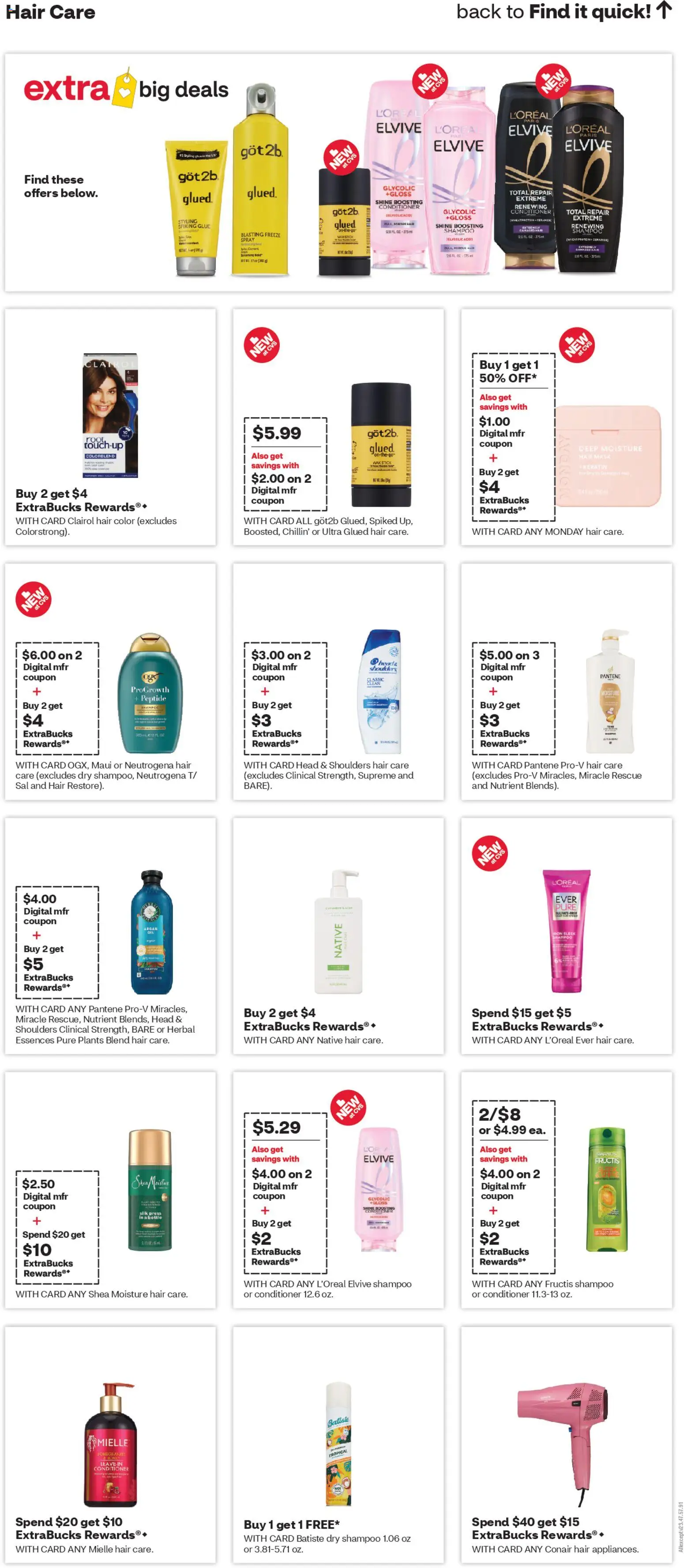 CVS Pharmacy Weekly Ad - CA - valid from 15.03.2026 | Page: 13 | Products: Press, Conditioner, Hair color, Mask