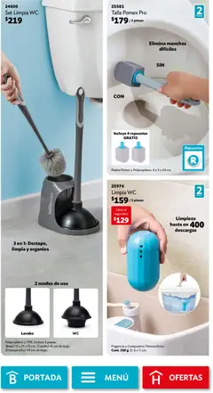 Vista previa de Betterware campaña 3 2026, nuevo folleto de la tienda, válido en México a partir del 02.03.2026 | Página: 93 | Productos: Cepillo, Wc, Lavabo, Fragancia