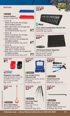 Princess Auto flyer valid from 09.09.2025 | Page: 96 | Products: PC, Mixer, Socket