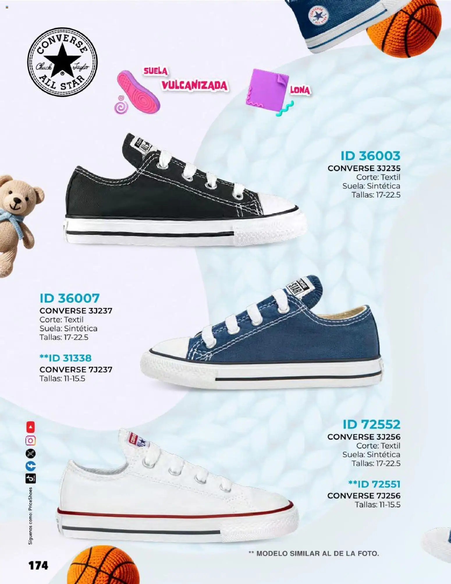 Nuevas ofertas de Price Shoes válidas en toda la República Mexicana desde el 27.10.2025. ¡Encuentra las mejores ofertas en Price Shoes catálogo Kids todo en uno! | Página: 174 | Productos: Lona
