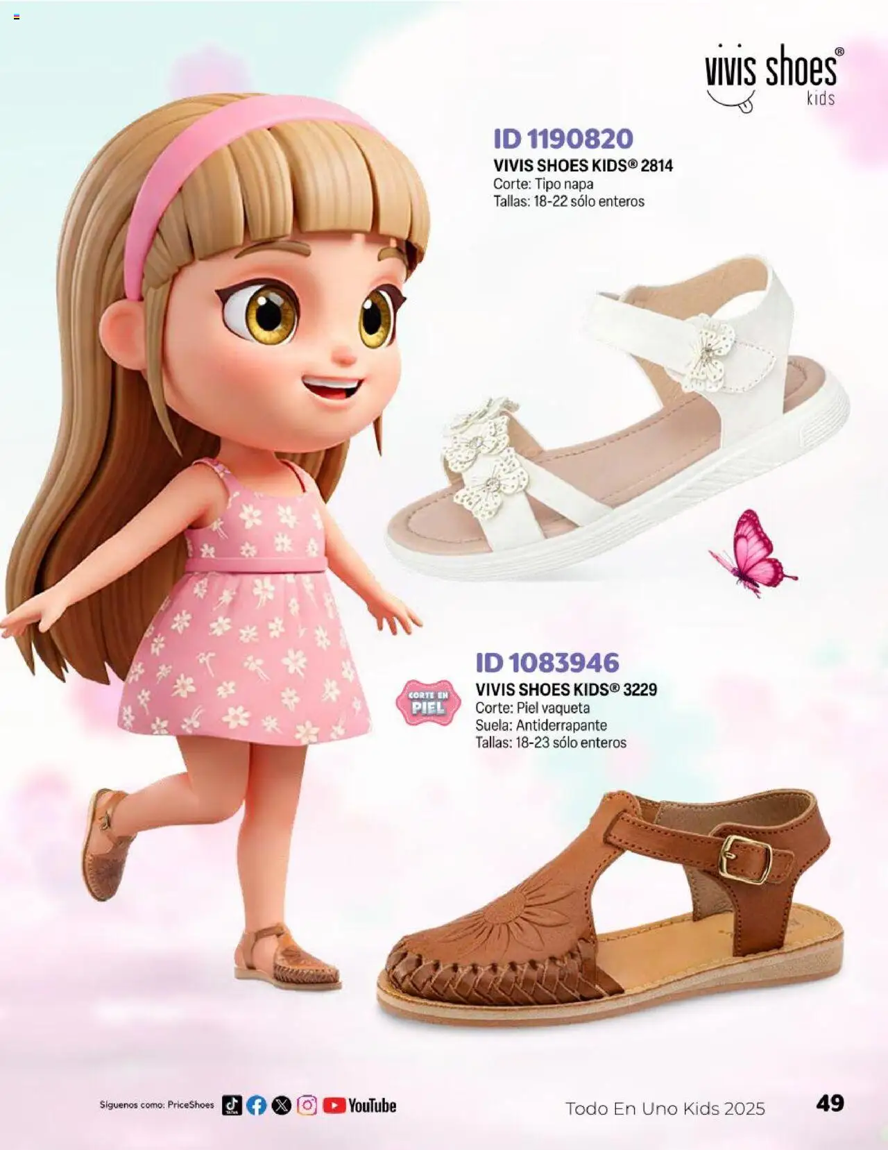 Nuevas ofertas de Price Shoes válidas en toda la República Mexicana desde el 23.04.2025. ¡Encuentra las mejores ofertas en Price Shoes catálogo Kids! | Página: 49