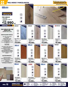 Construmart Ofertas válido desde el 01.01.2026 | Página: 12 | Productos: Vinílico, Caja, Mate, Manta