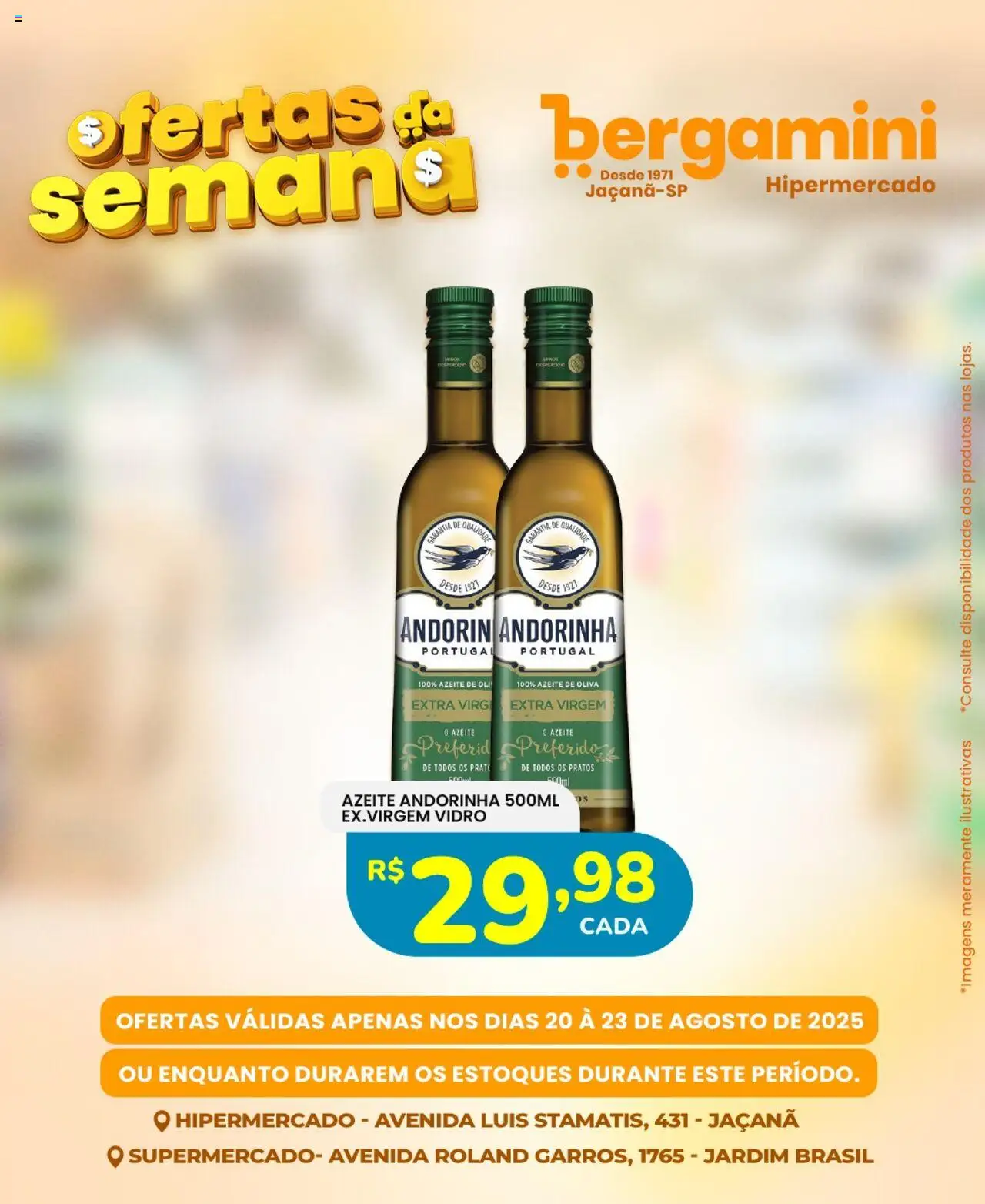 Supermercado Bergamini Folheto - válido de 20.08.2025 | Página: 22 | Produtos: Azeite