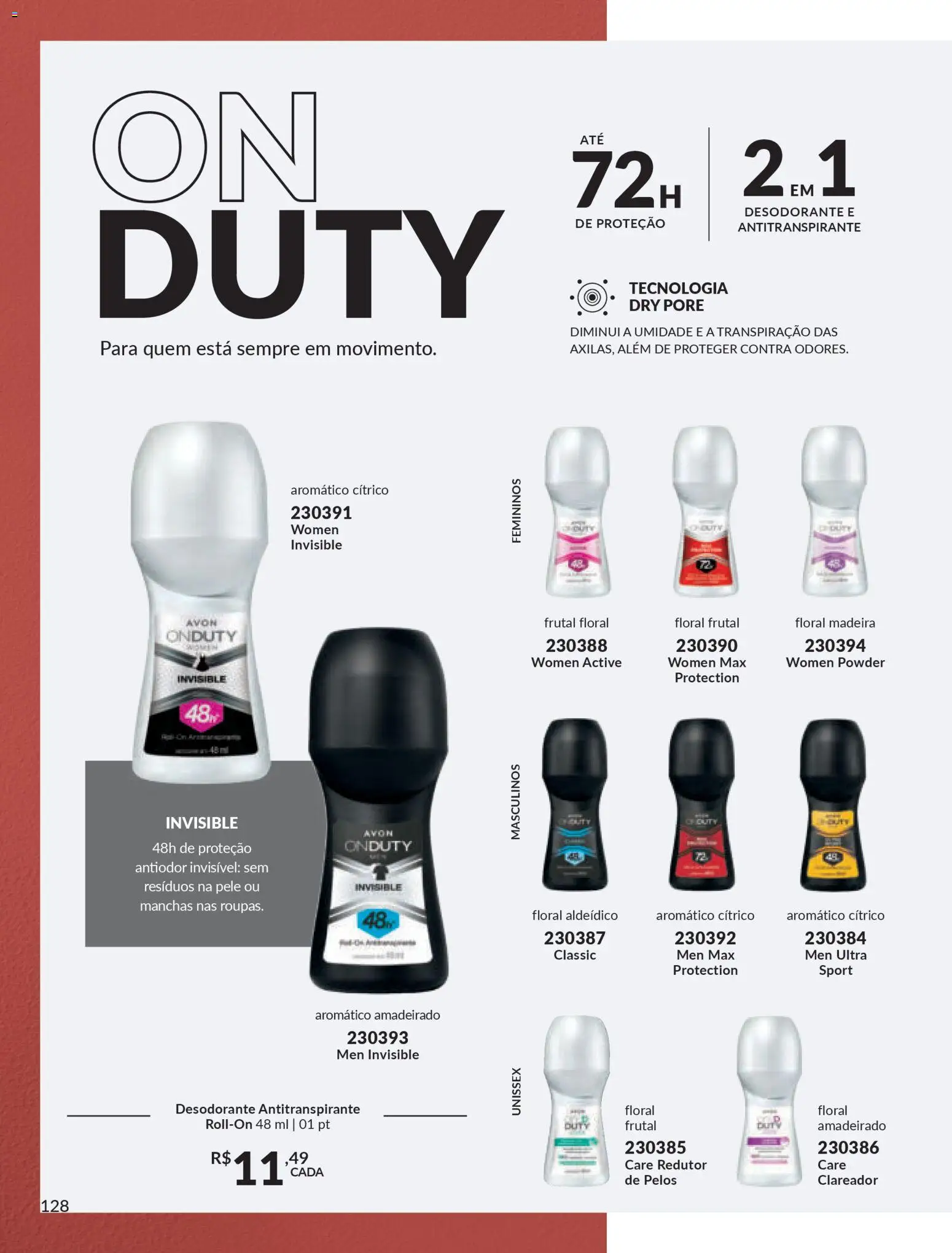 Avon Folheto - válido de 15.01.2026 | Página: 128 | Produtos: Desodorante