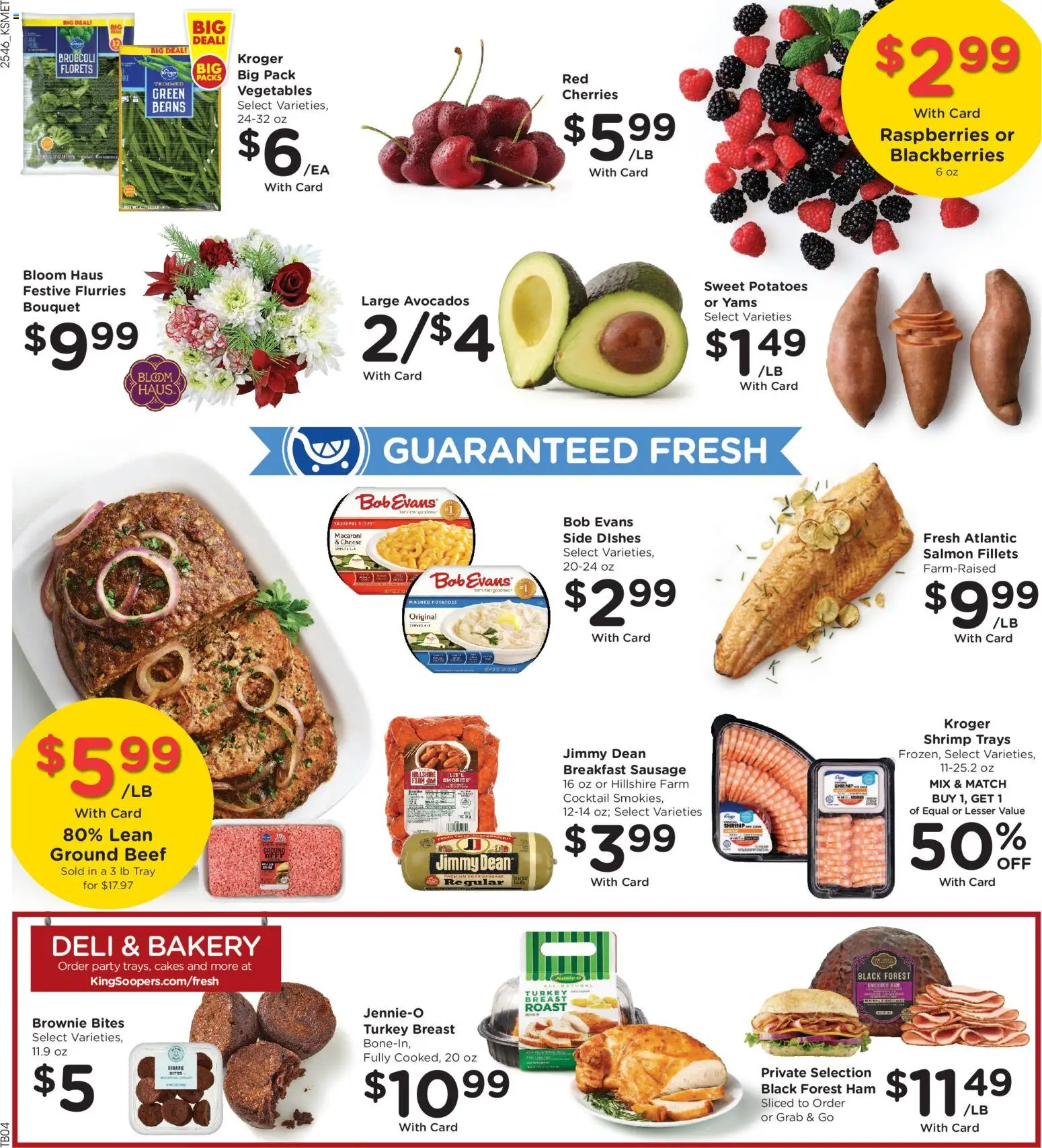 King Soopers Weekly Ad - valid from 17.12.2025 | Page: 14 | Products: Cherries, Cheese, Potatoes, Sausage