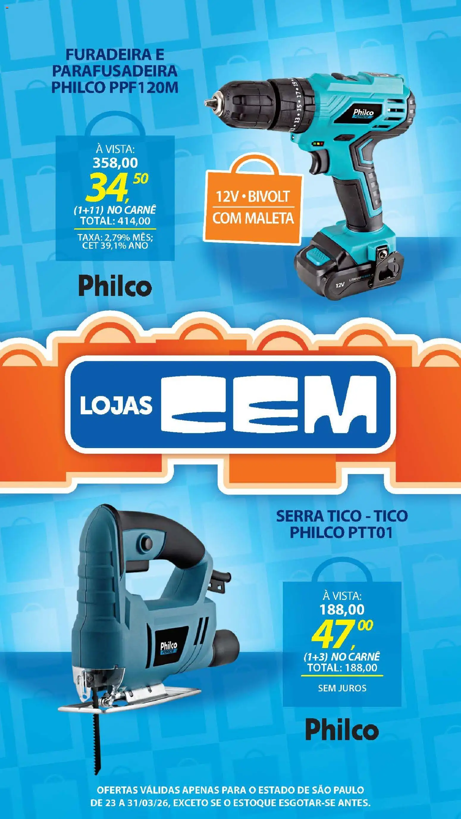 Lojas Cem Folheto - válido de 23.03.2026 | Página: 116