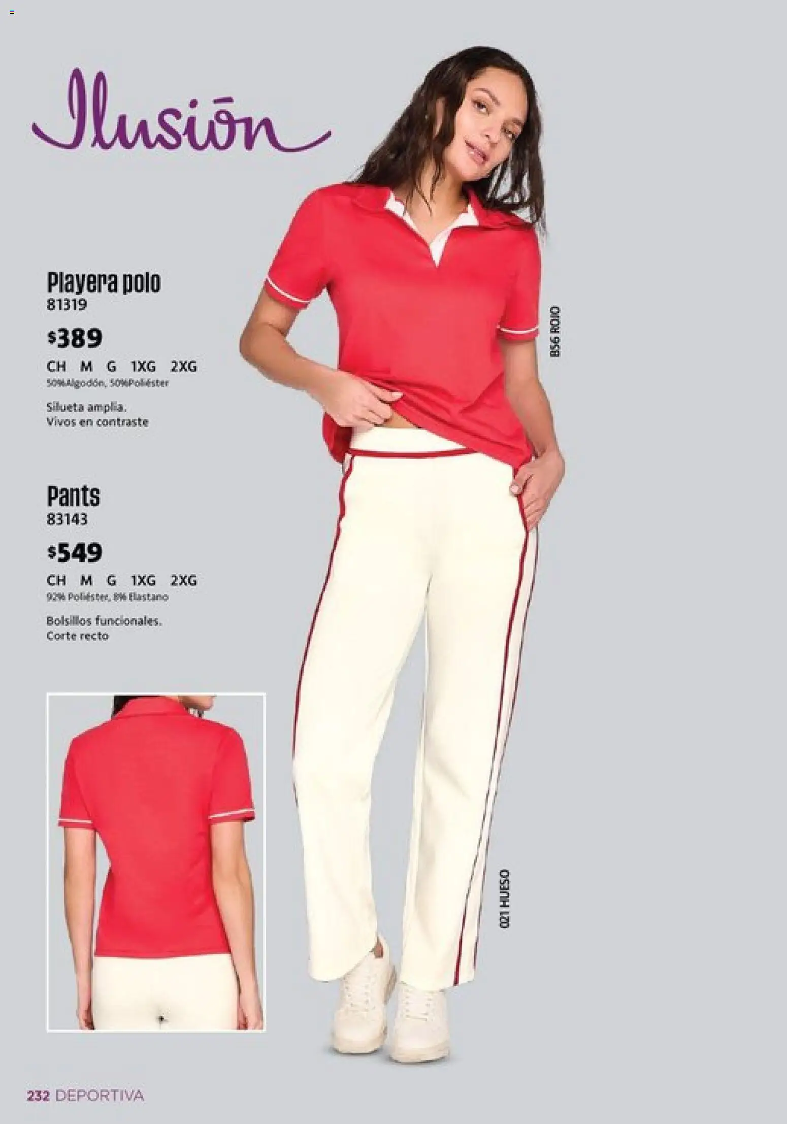 Nuevas ofertas de Ilusión válidas en toda la República Mexicana desde el 01.03.2026. ¡Encuentra las mejores ofertas en Ilusión catálogo Primavera! | Página: 234 | Productos: Playera, Pants