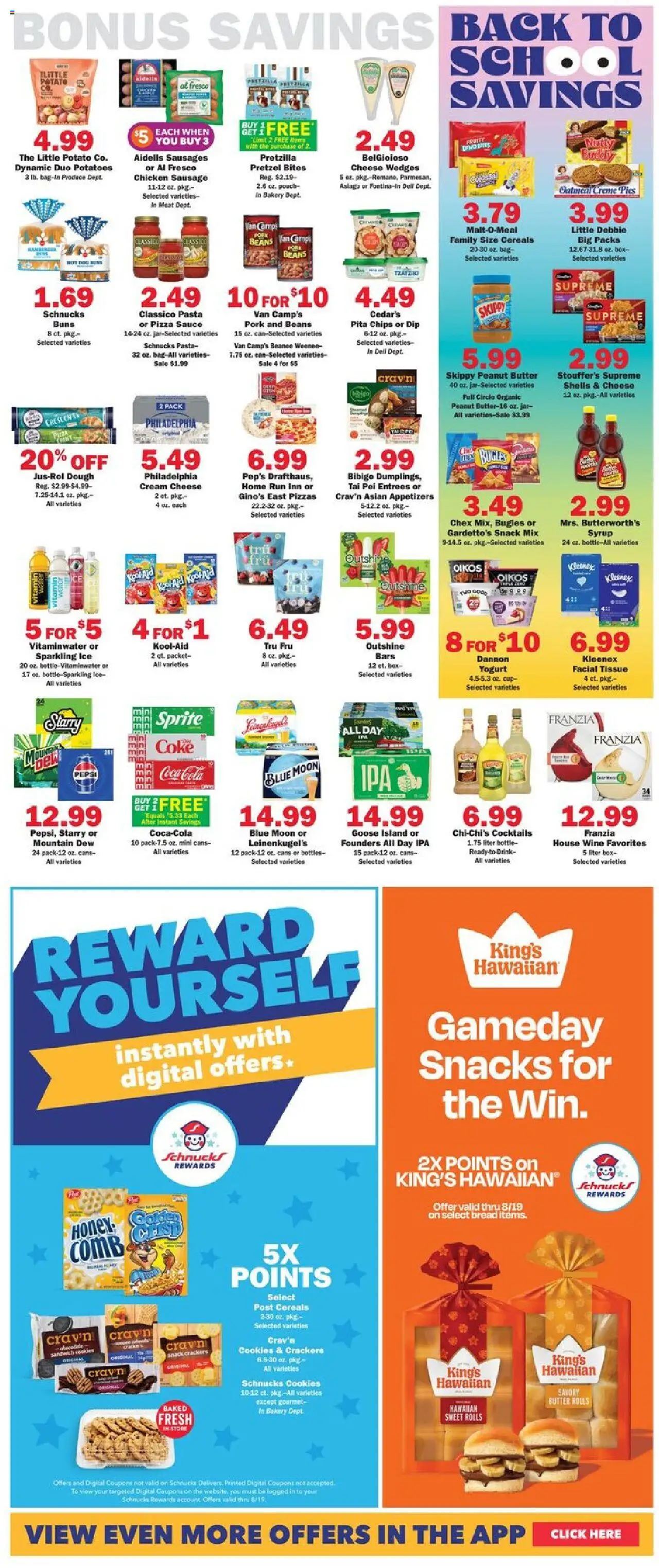 Schnucks Weekly Print Ad - IL - valid from 13.08.2025 | Page: 5 | Products: Yogurt, Chips, Cream, Sauce