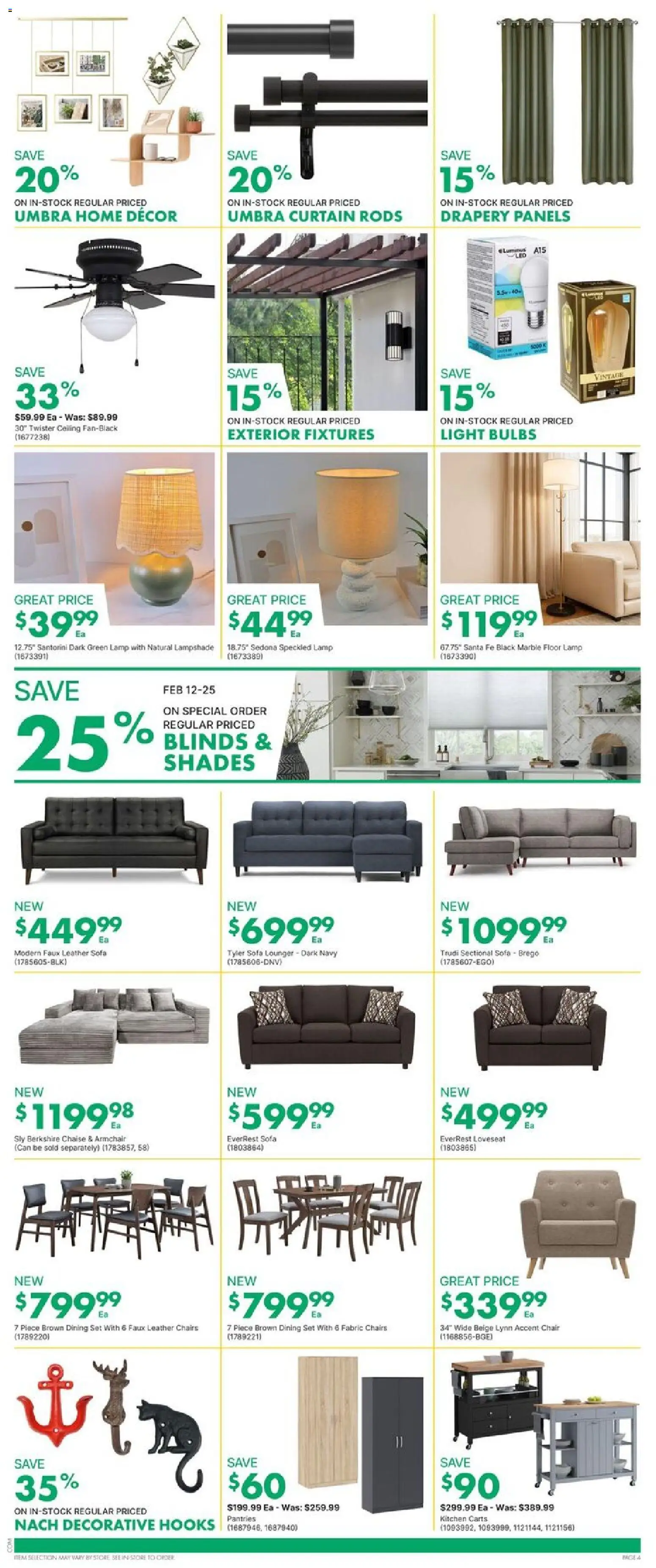 Kent flyer valid from 12.02.2026 | Page: 4 | Products: Sofa, Armchair, Chair, Lamp