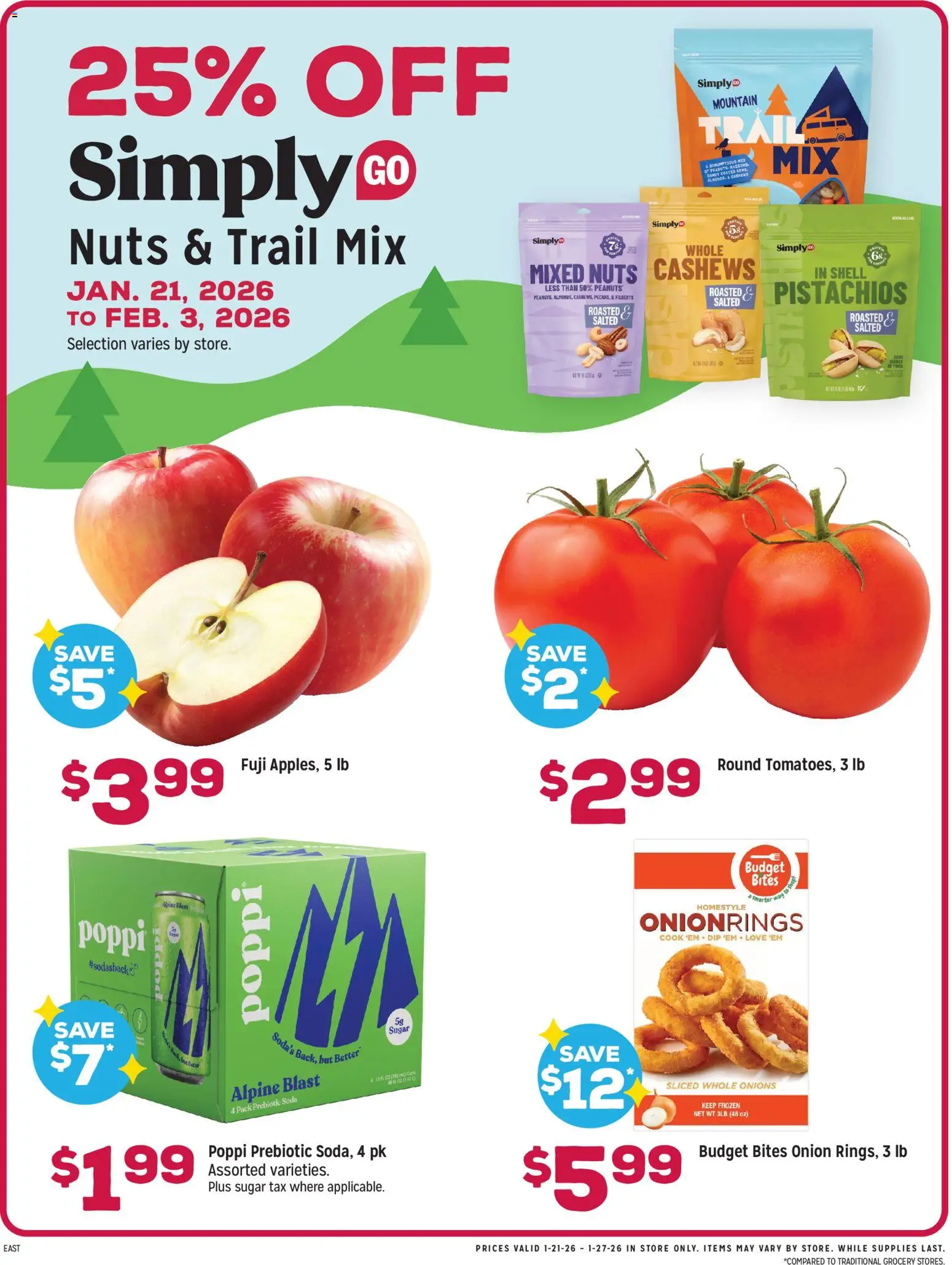 Grocery Outlet Weekly Ad - OH - valid from 21.01.2026 | Page: 3 | Products: Nuts, Sugar, Onion