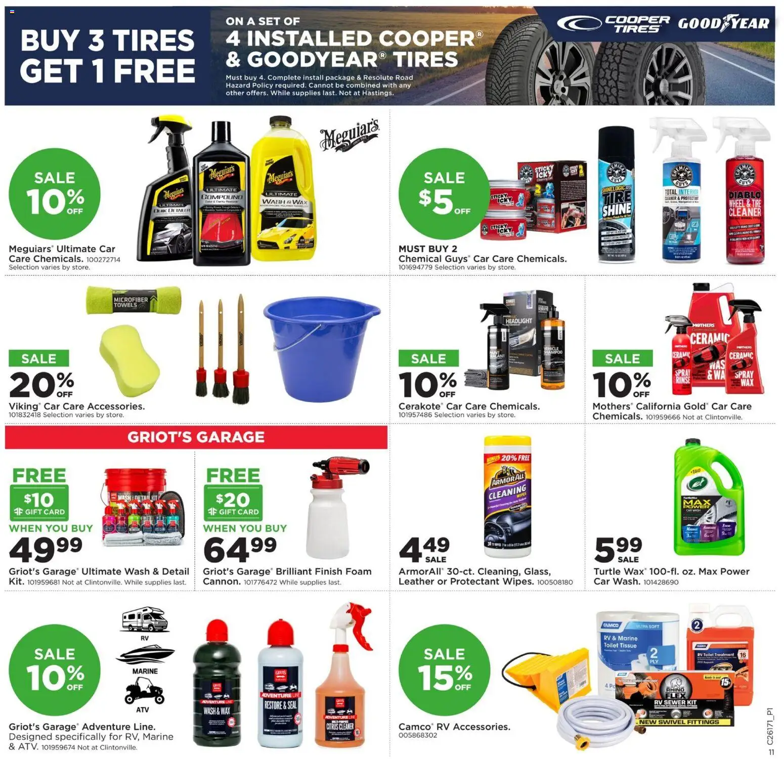 Mills Fleet Farm Weekly Ad - valid from 20.04.2026 | Page: 18 | Products: Swivel, Tire, Shampoo, Headlight
